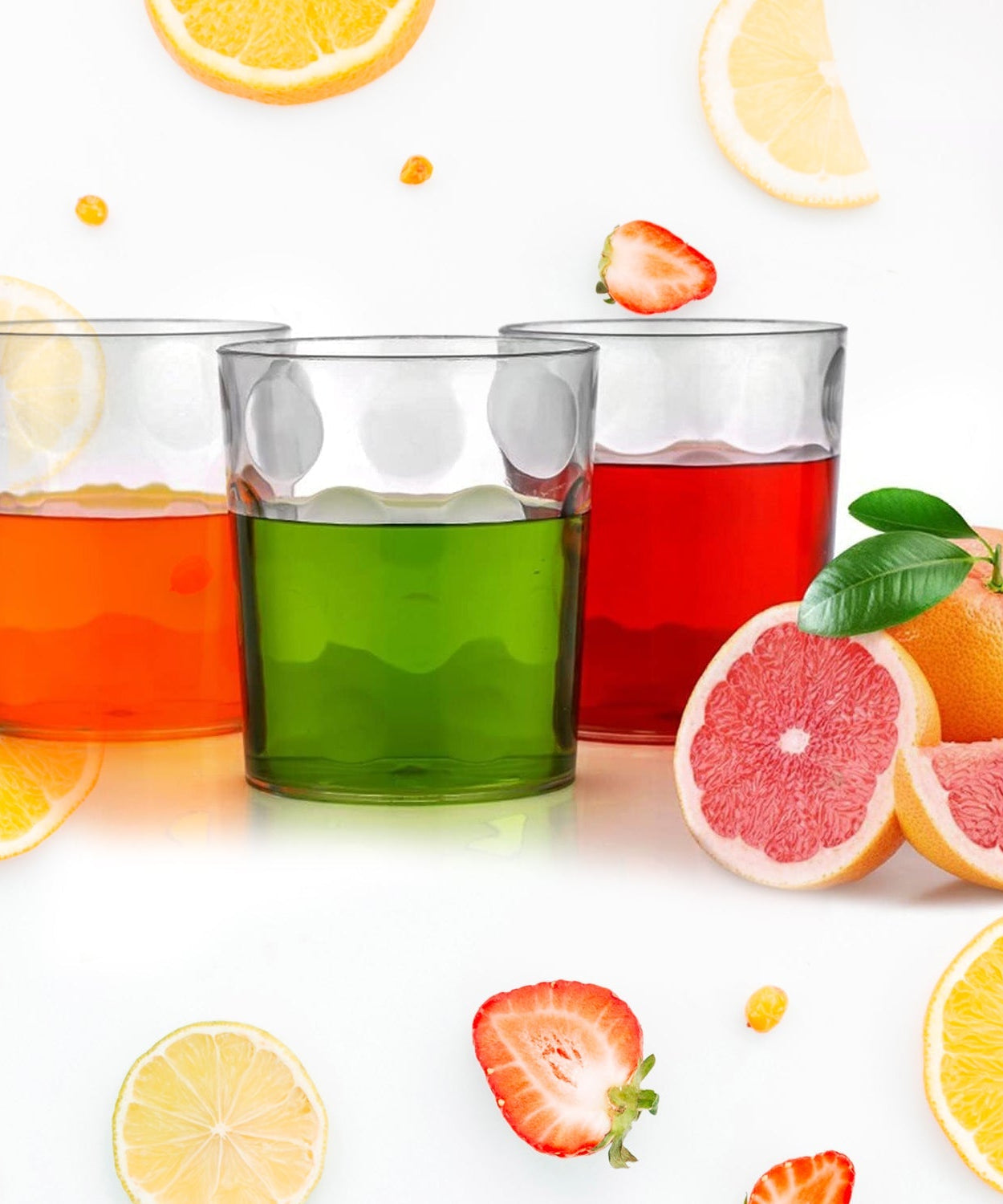 Elegant Bubble Water & Juice Glassware