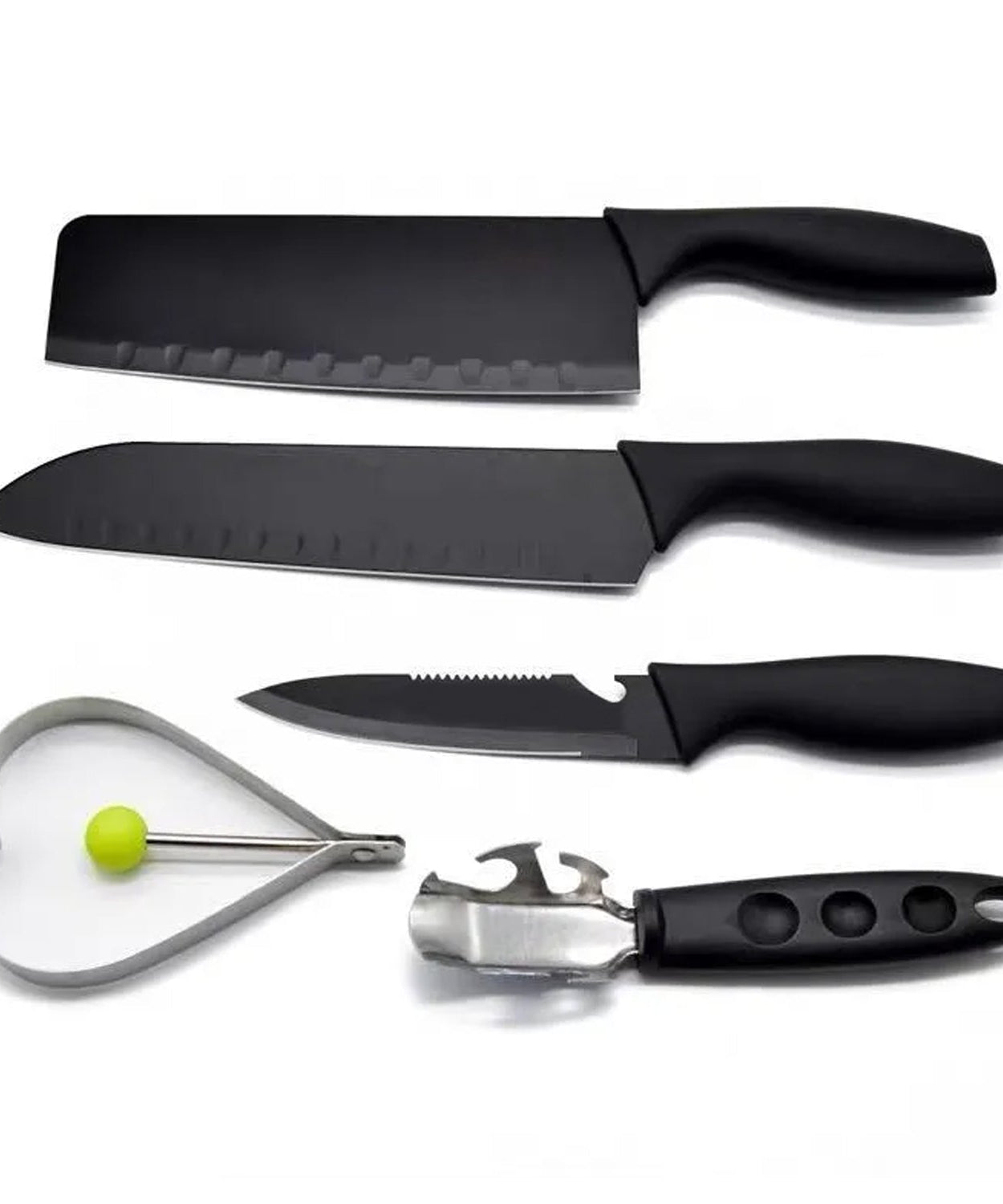 5-piece stainless steel knife set