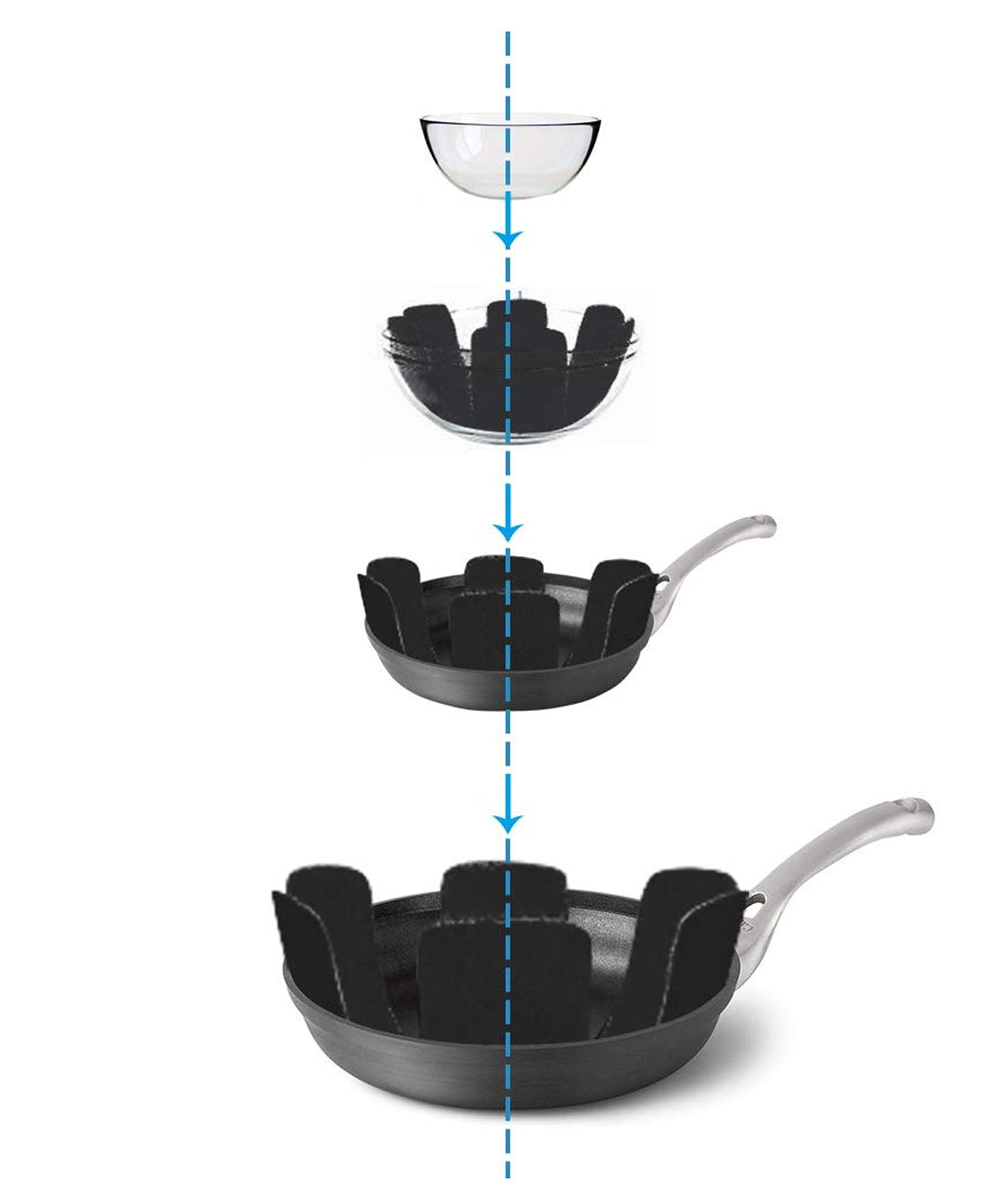 Pots and Pans Protectors, 3 Different Size (3 Pcs Set)