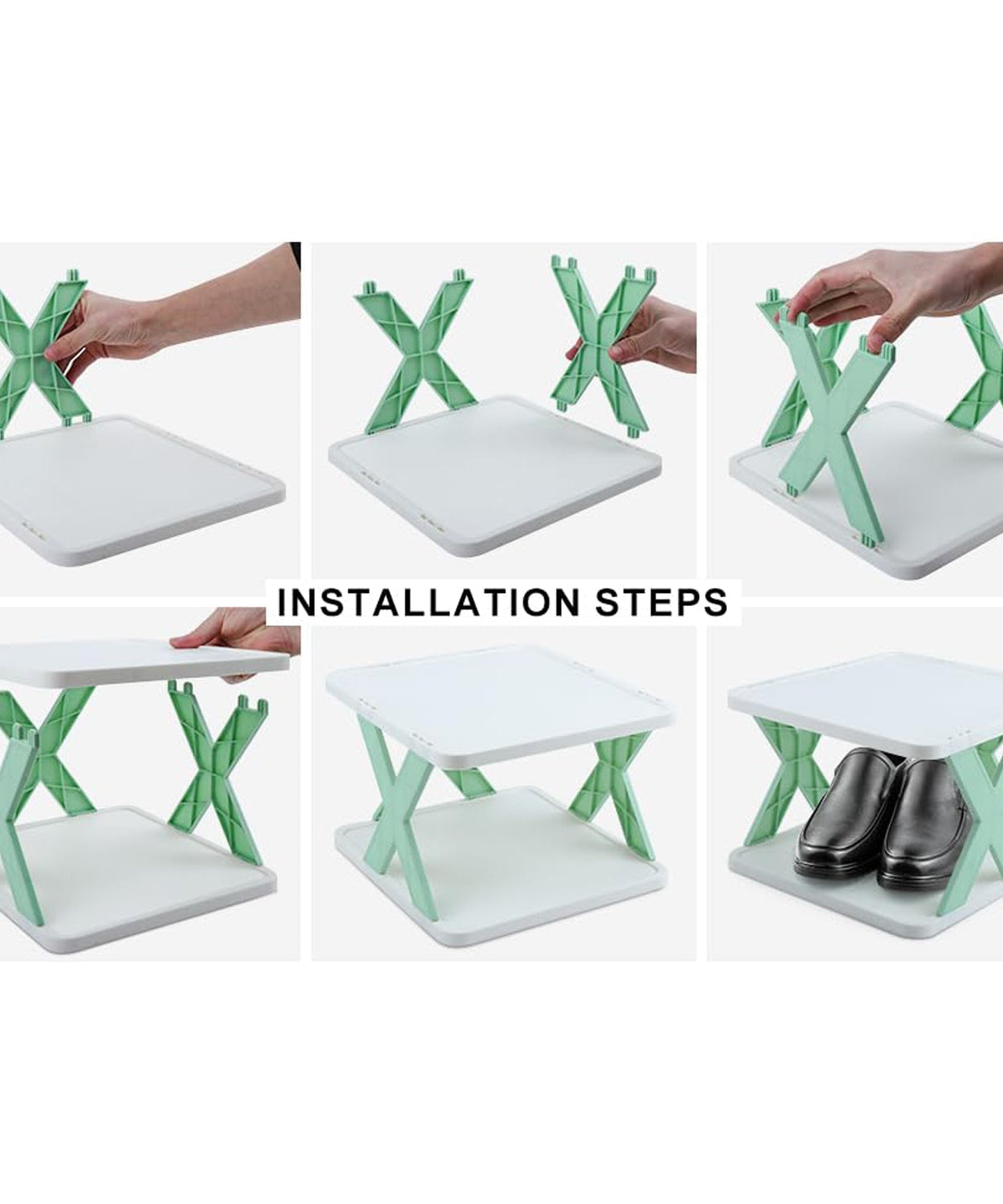 Lightweight adjustable shoe cabinet for home use