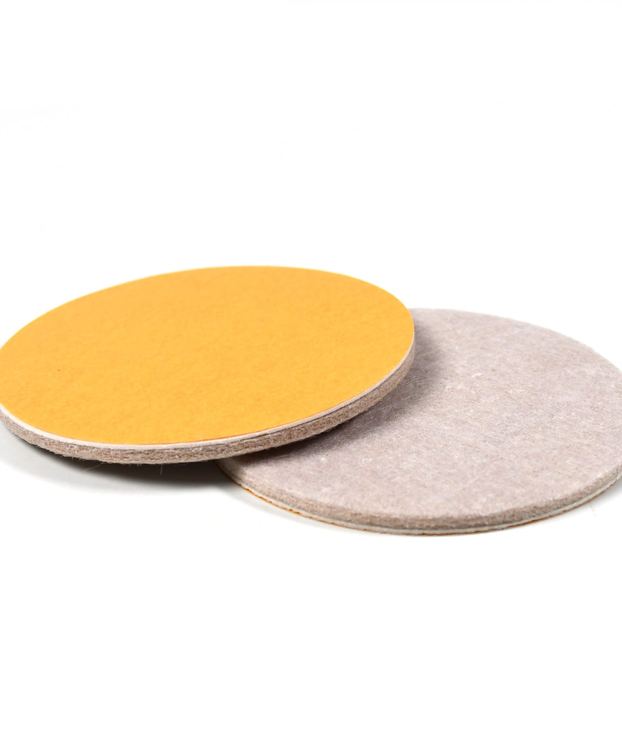 Cork coasters with cork backing