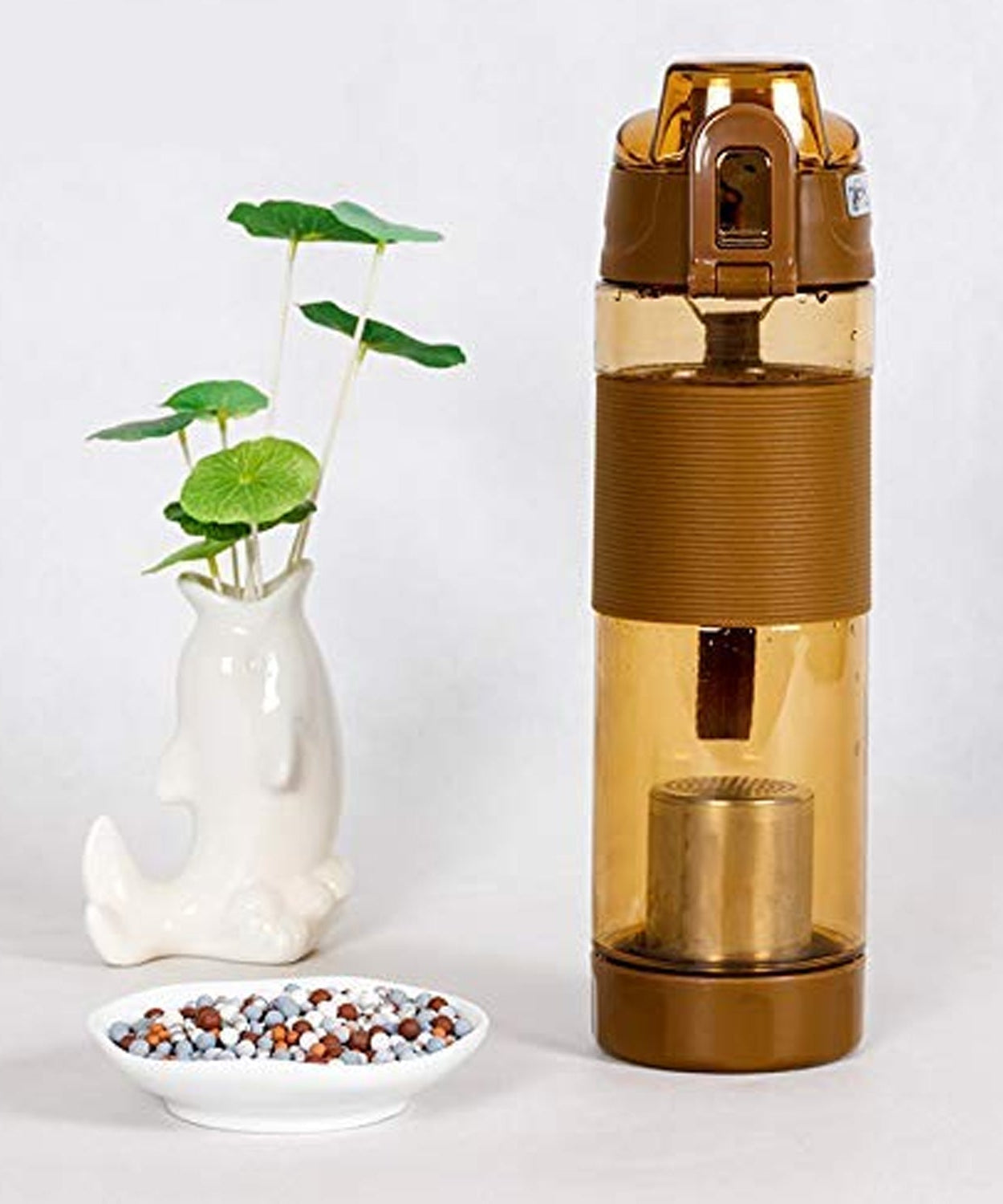 Customized/Personalized Alkaline Water Bottle, with Food Grade Plastic, Stylish and Portable (Particulates not included)