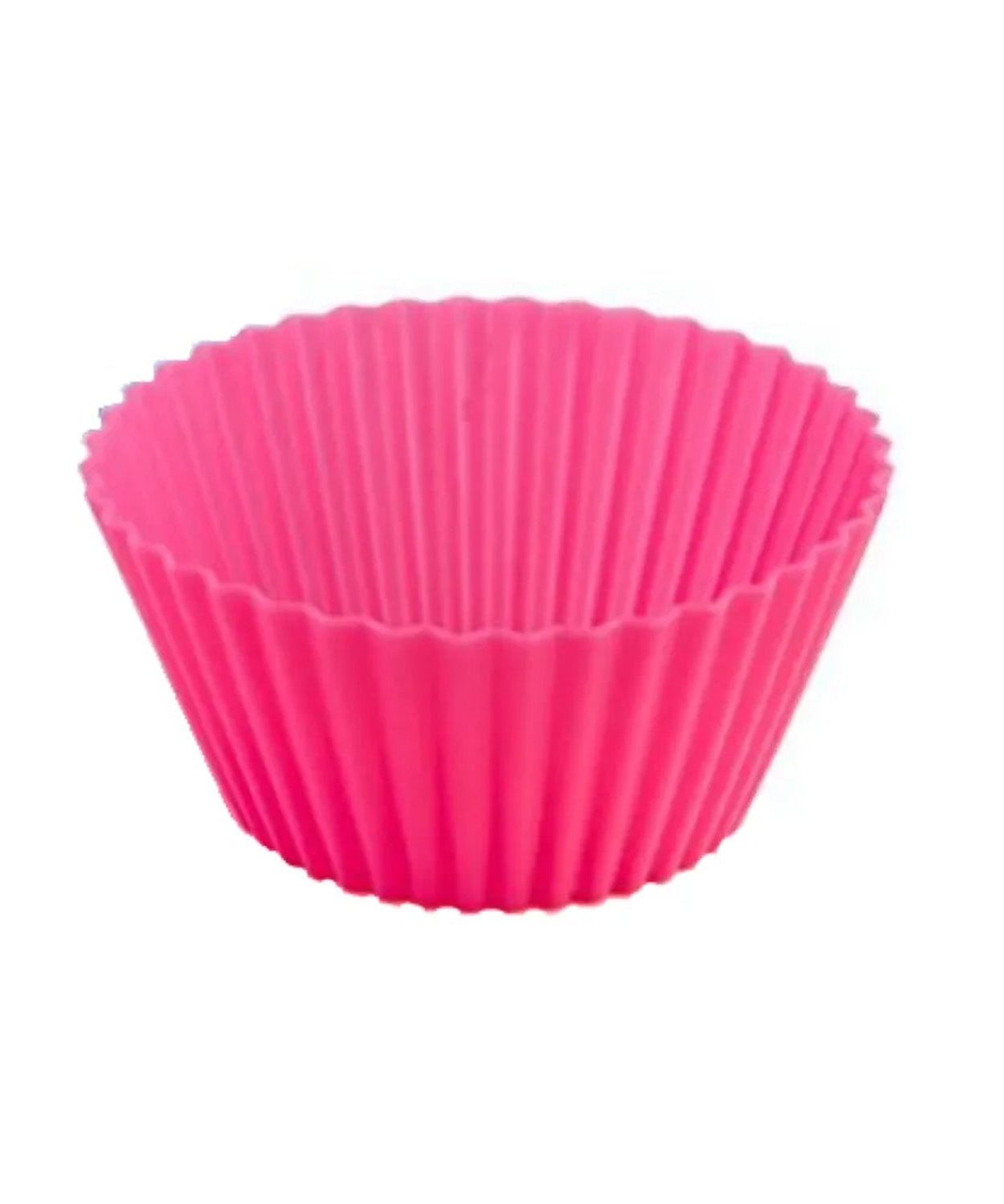 Flexible silicone cupcake mould, easy to clean.