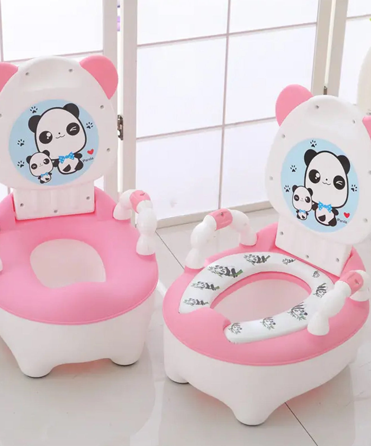 Baby portable Toilet, Baby Potty Training Seat Baby Potty Chair for Toddler Boys Girls Potty Seat for 1+ year child
