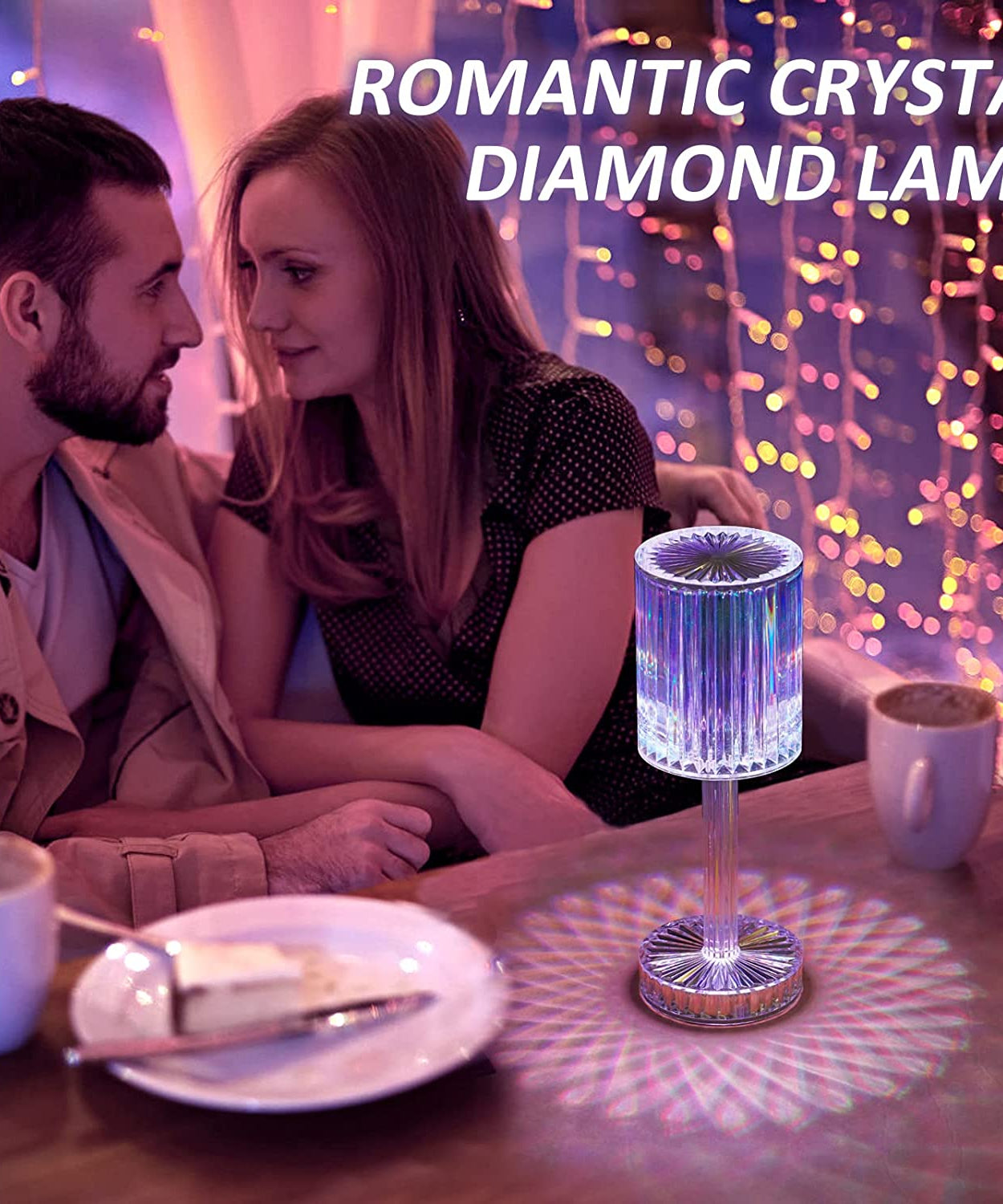 Touch control lamp with modern aesthetic