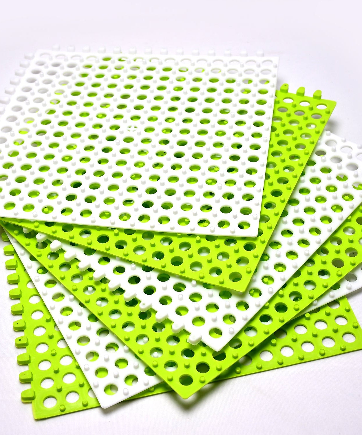 Anti-slip bath mat for slippery floors.