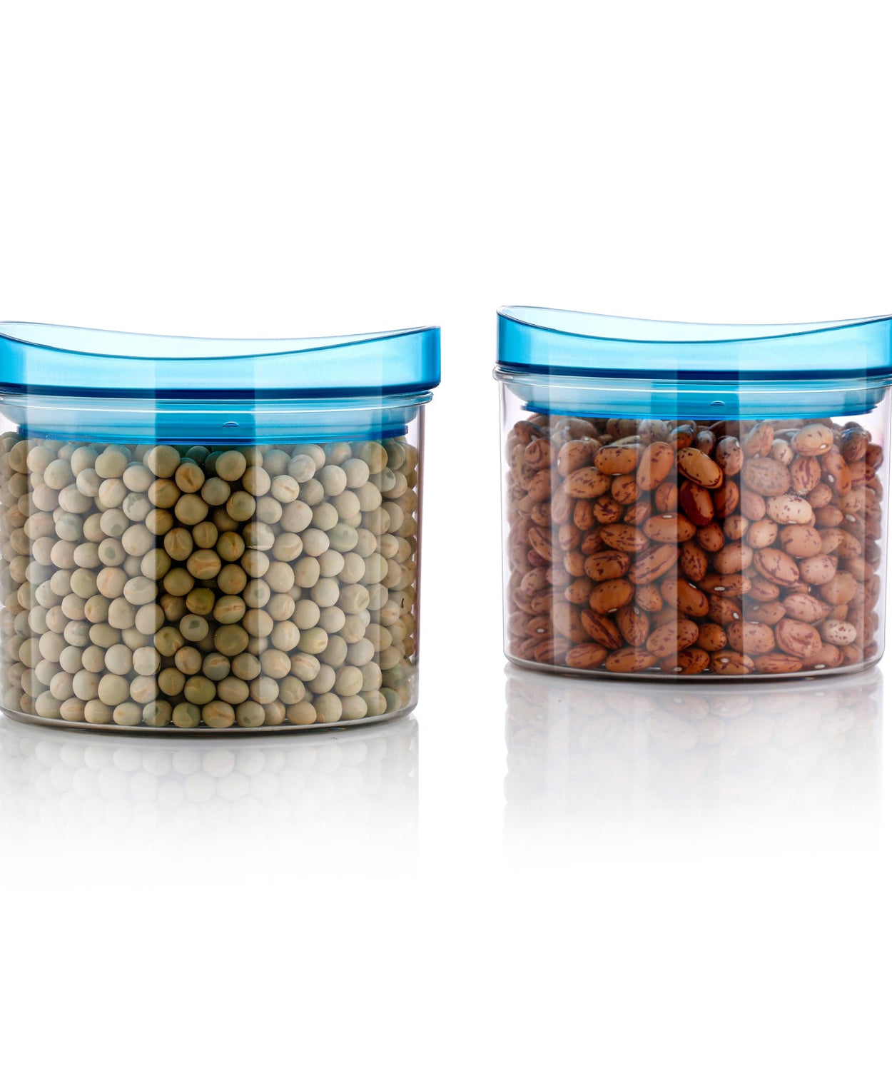 Air Tight & Unbreakable Kitchen Jar Set Food Storage Containers for Dry Fruits, Spices, Snacks, Pulses (2 Pcs Set)