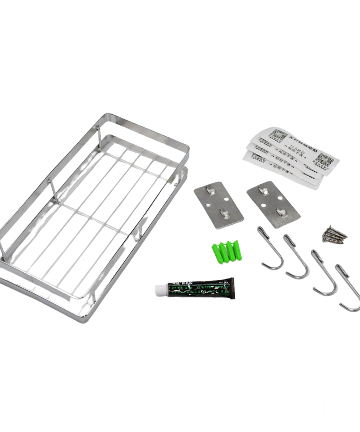 25 cm Metal Space Saving Multi-Purpose rack for Kitchen Storage Organizer Shelf Stand.