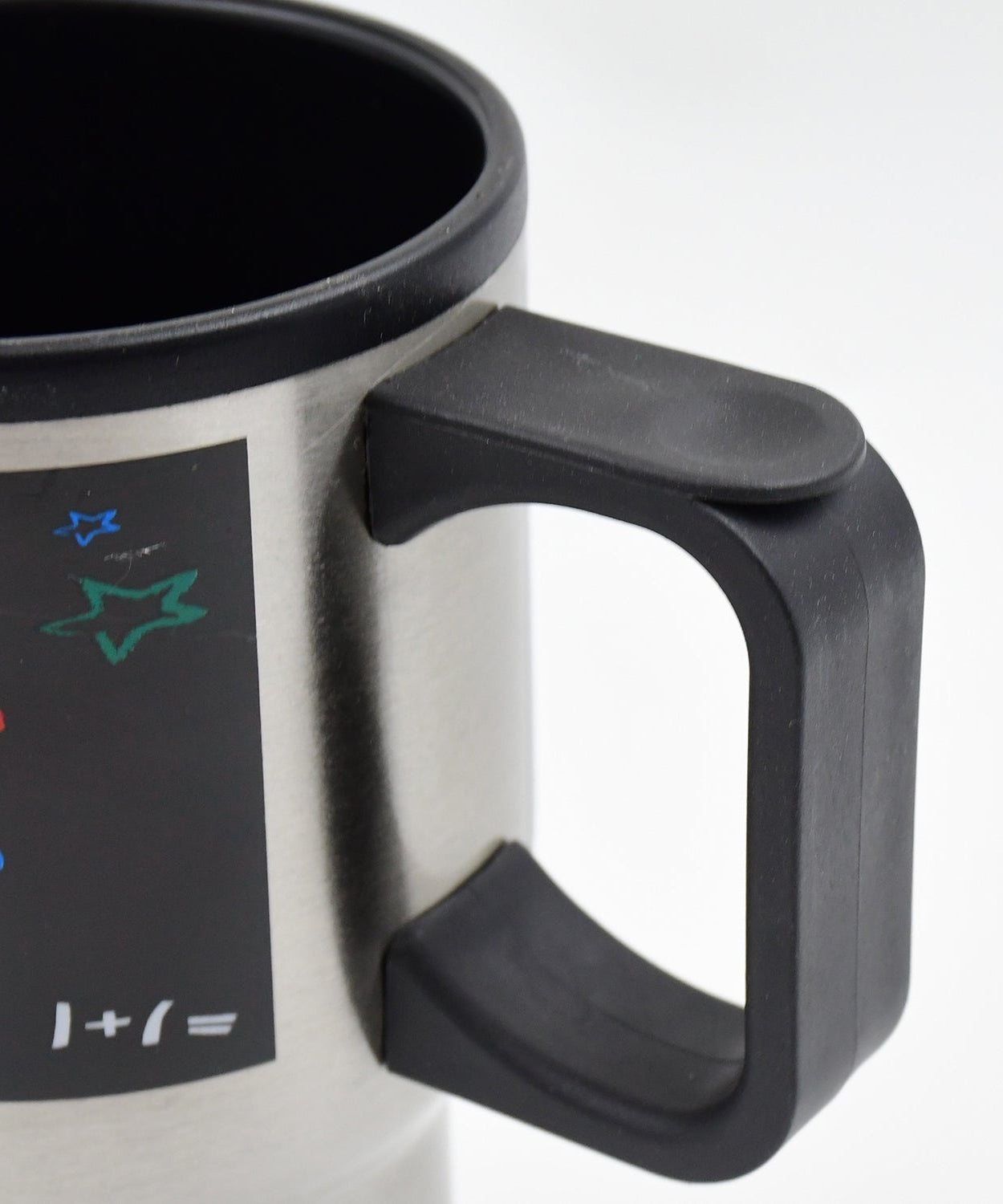 Stainless Steel Insulated Travel Mug - Double-Walled Vacuum Cup with Lid & Handle