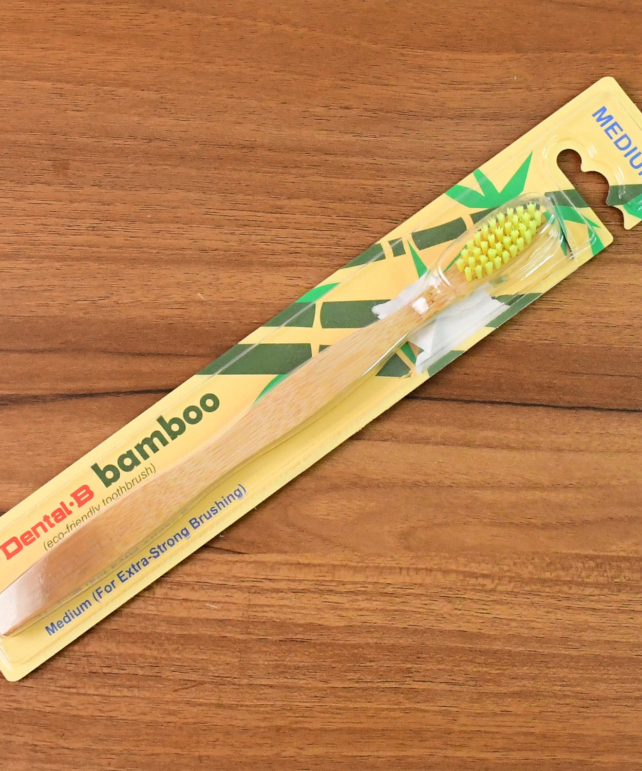 Eco-Friendly Natural Bamboo Toothbrush with Medium Bristles (1 Pc)