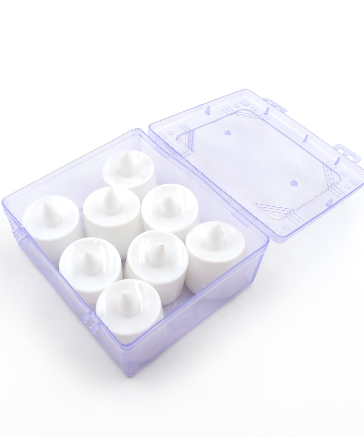 Decorative green LED tealights for festivals