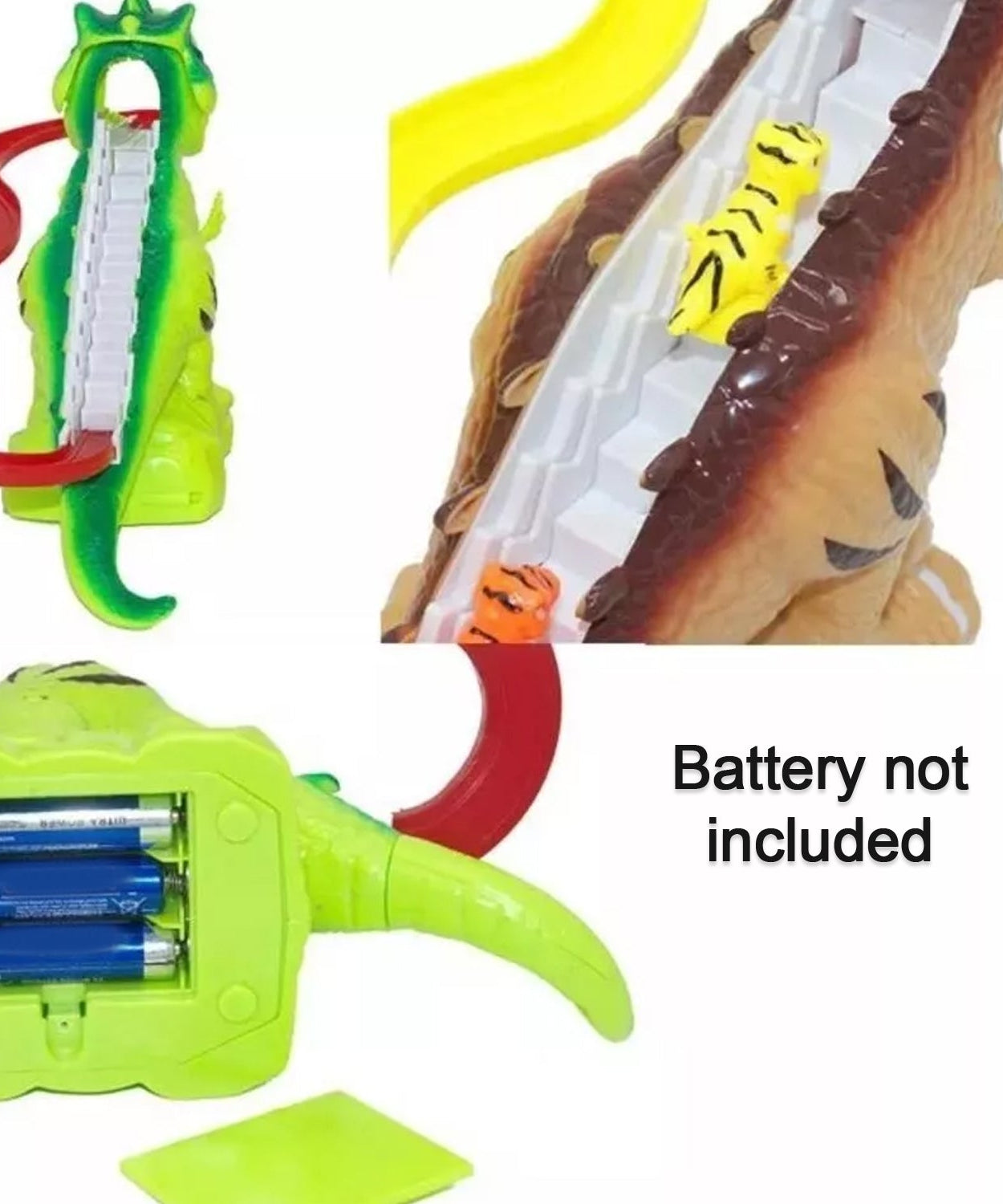 Children Electric Tracks Climb Stair Dinosaur Toys Glowing With Sound Kid Toy Animals Model Interactive Toys