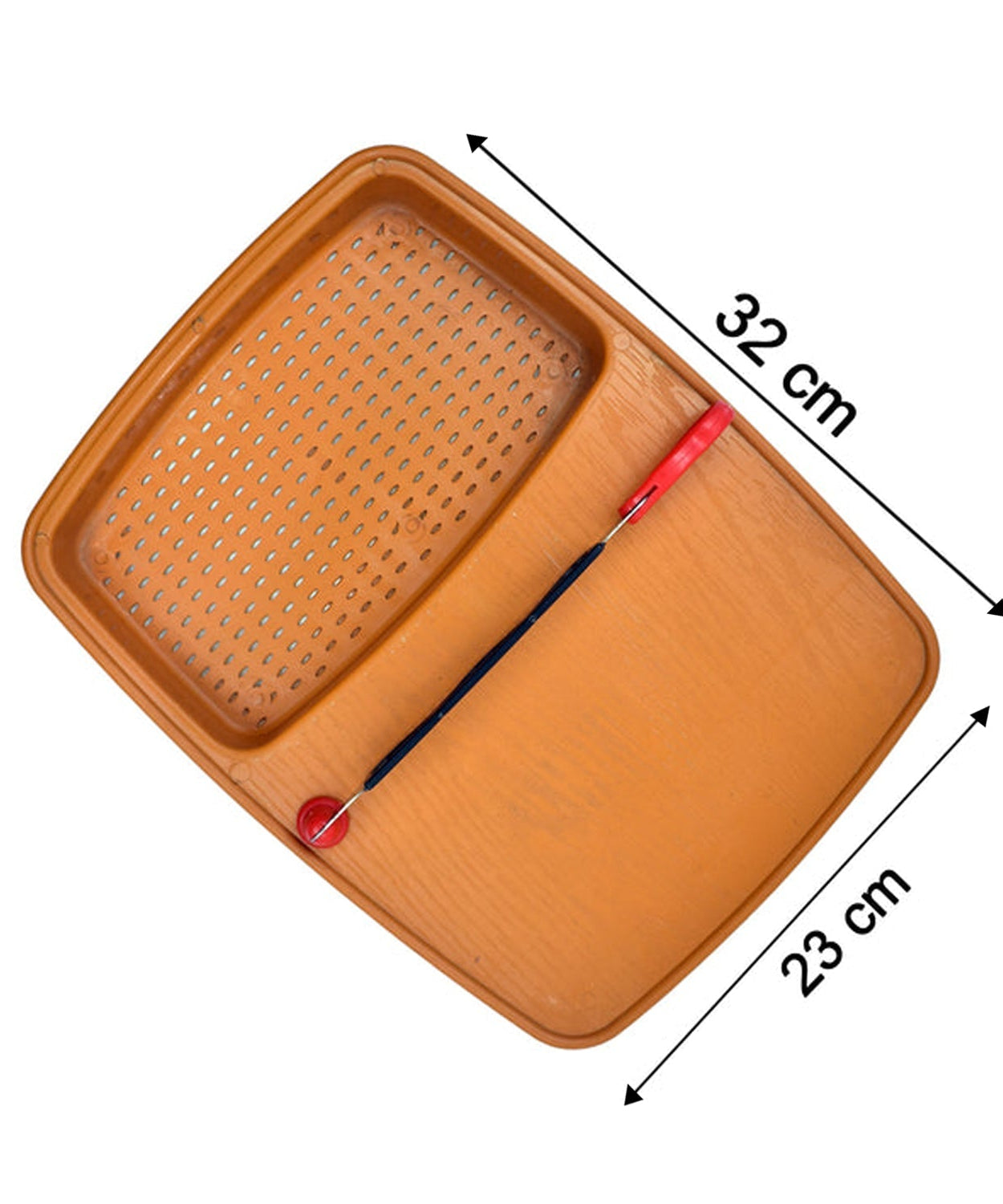 Kitchen tray and box for cutting and washing vegetables and fruits.