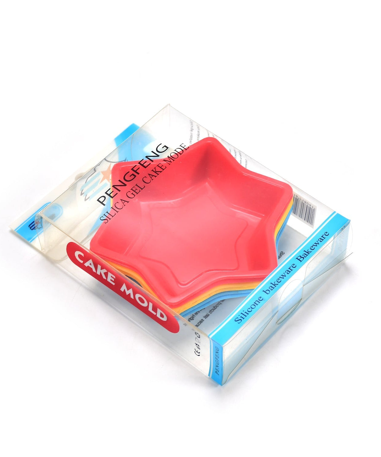 Full flexible silicone mold for star shapes