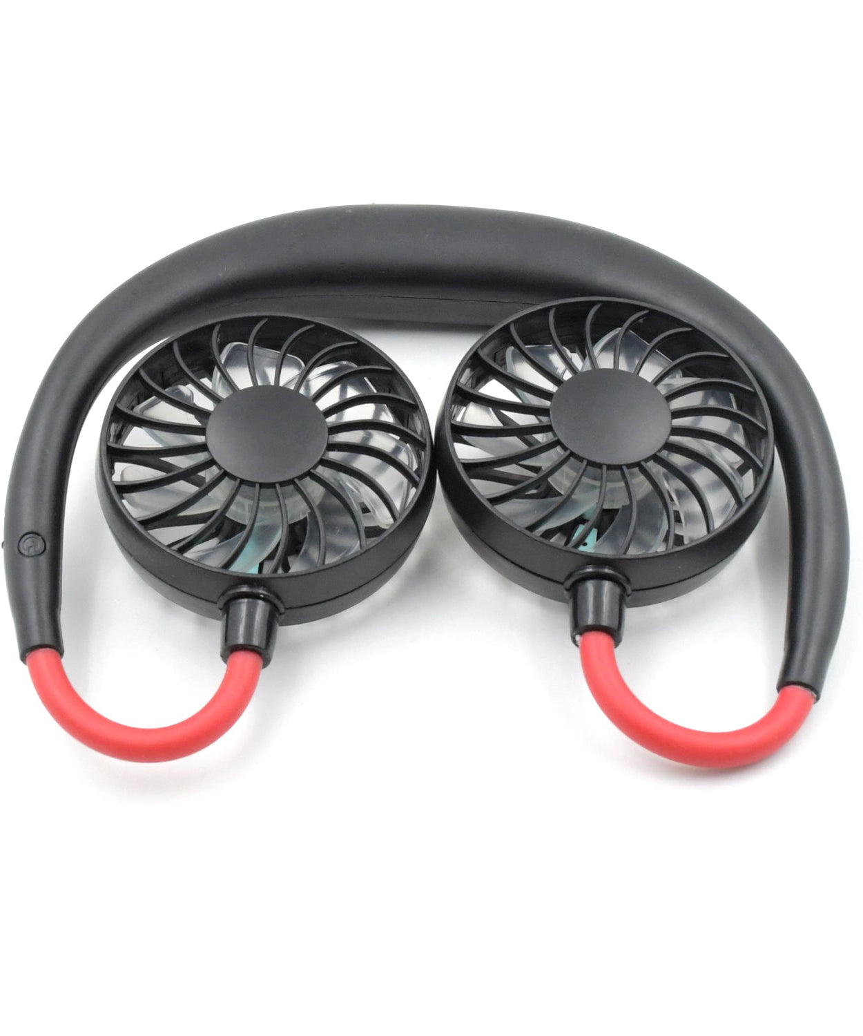 Neckband fan with rechargeable battery and cooling effect
