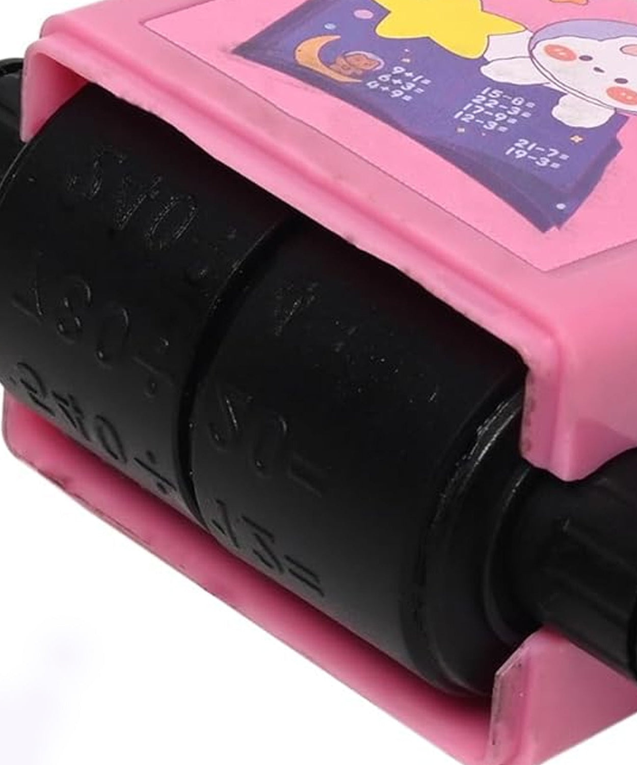Roller stamp for educational use.
