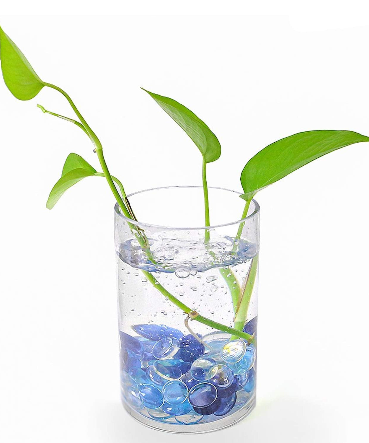 Round glass gem stones for vase and aquarium decoration