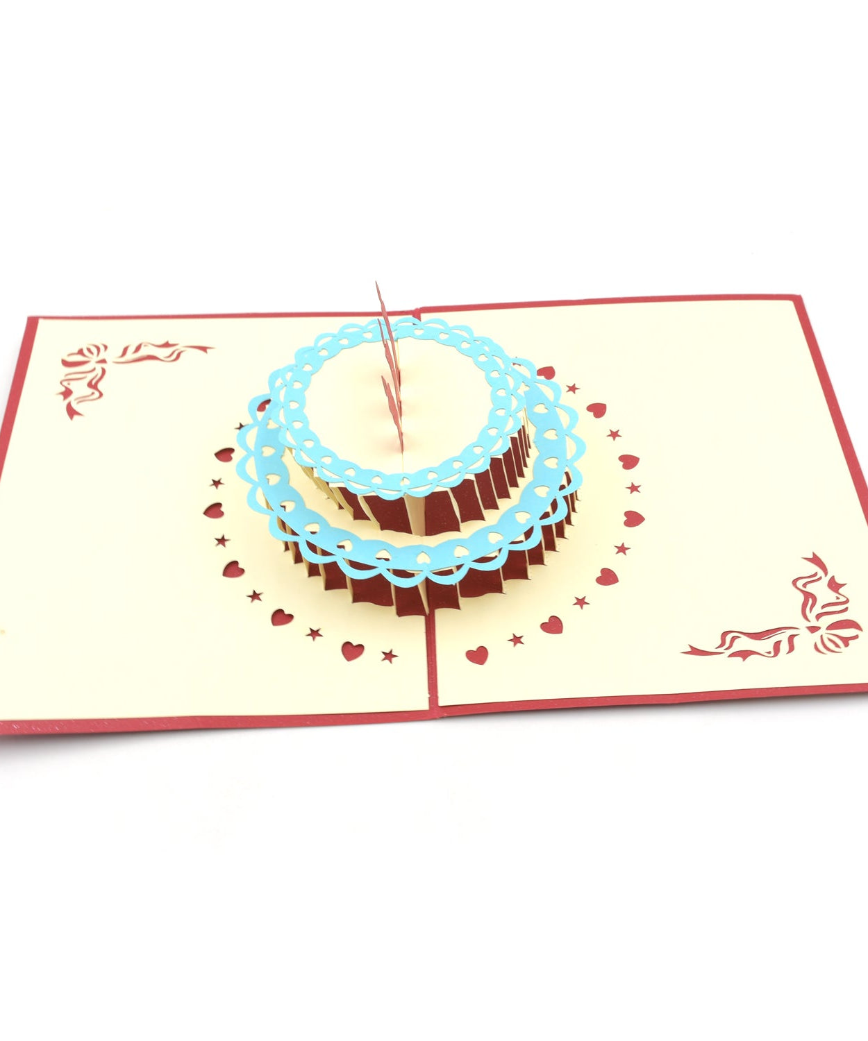 3D -up birthday card with festive theme