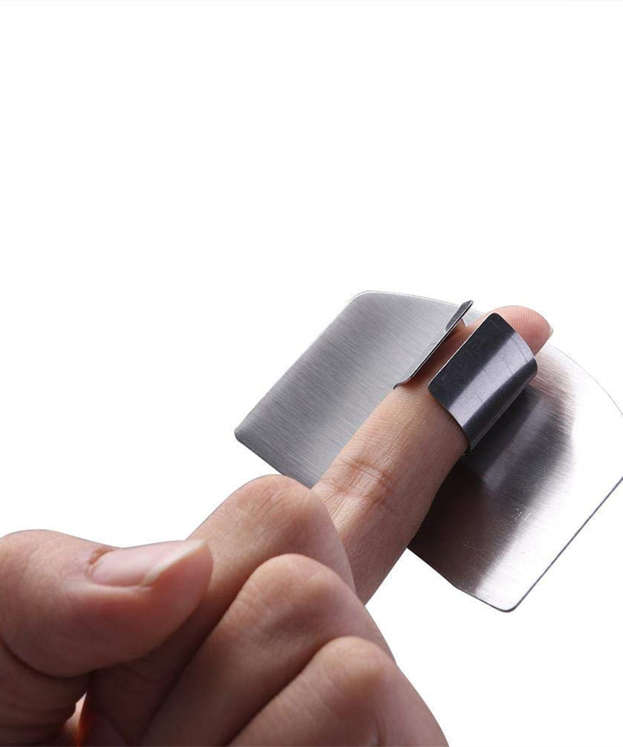 Stainless steel hand guard for cutting protection