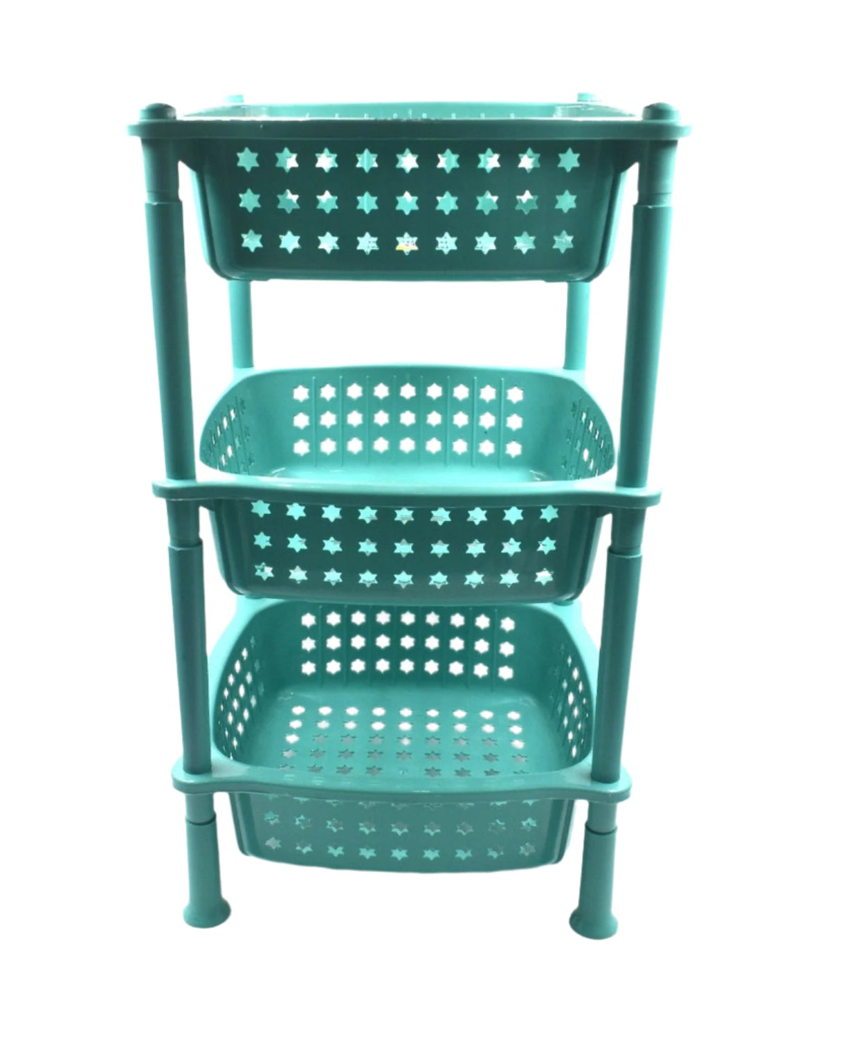 Multi-purpose round kitchen trolley