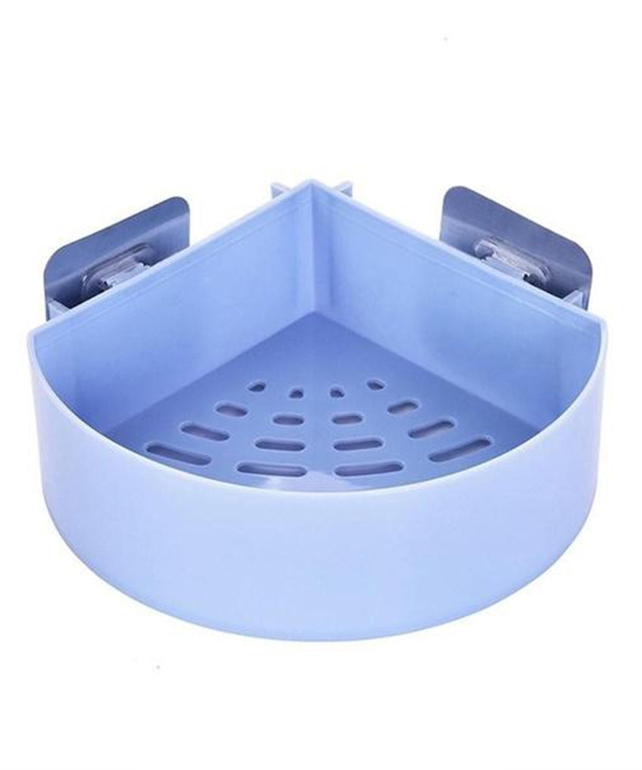 White wall-mounted storage rack