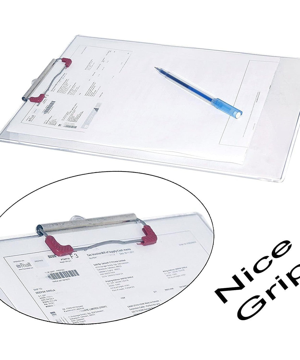 Unbreakable transparent exam pad