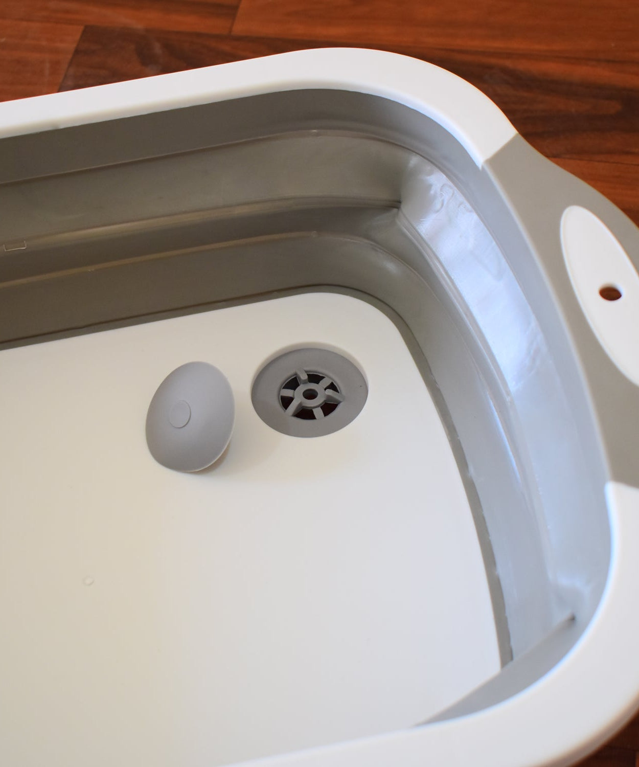 Collapsible cutting board with dish tub, kitchen accessory