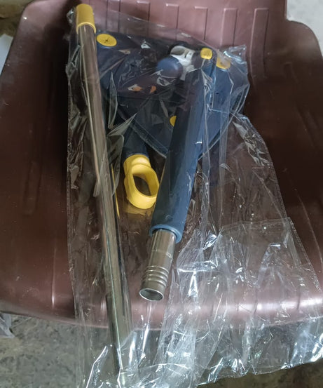 360° Rotatable Mop Triangle Mop with Long Handle (1 Pc / 113 Cm)