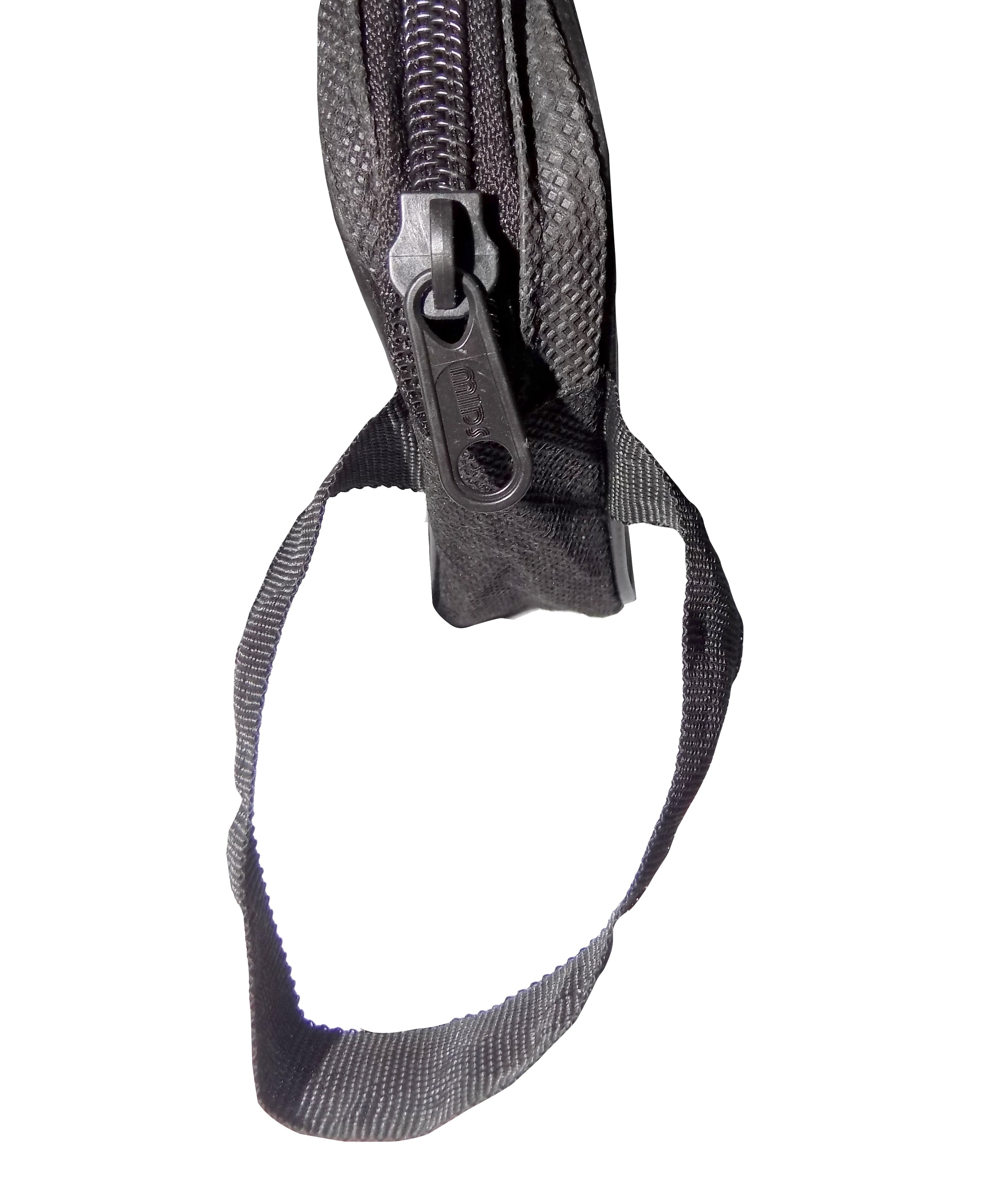 Black pouch for travel or shaving