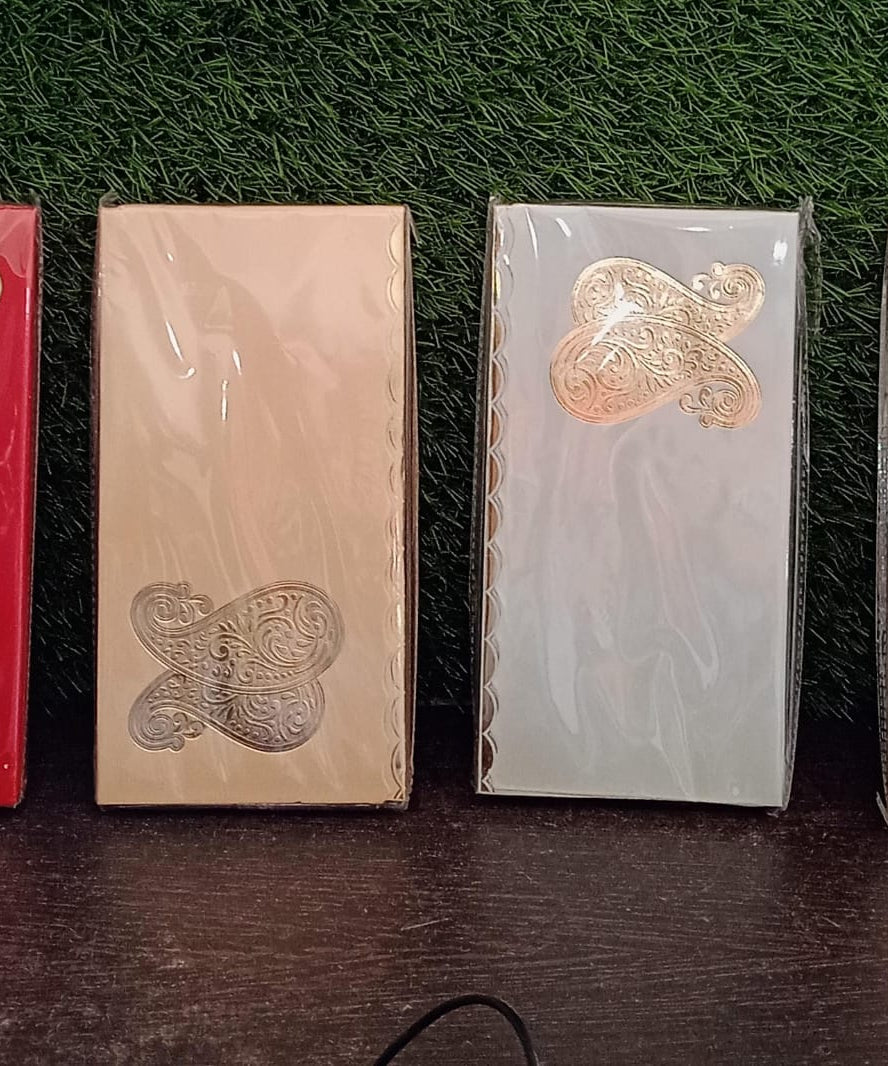 Wedding Gift Envelopes pack of 10 pcs Money Cash Gift Cover Shagun Birthday Marriage, Baby Shower, Anniversary, Money Envelope Lifafa Envelope Multicolor Premium Envelope (10 Pcs Set)