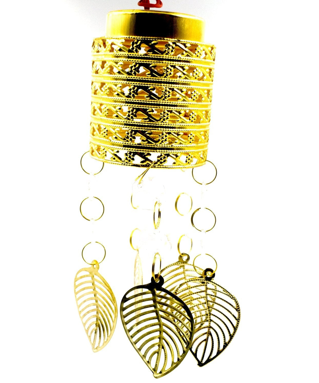 Elegant small golden jhoomer for chic home decoration