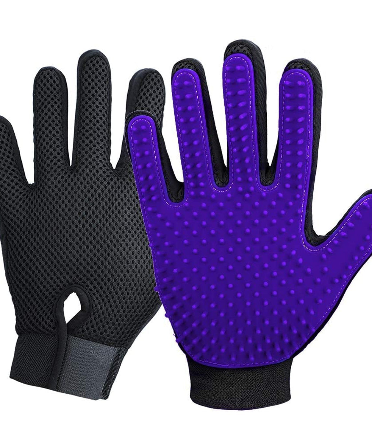 Purple True Touch cleaning brush for utensils