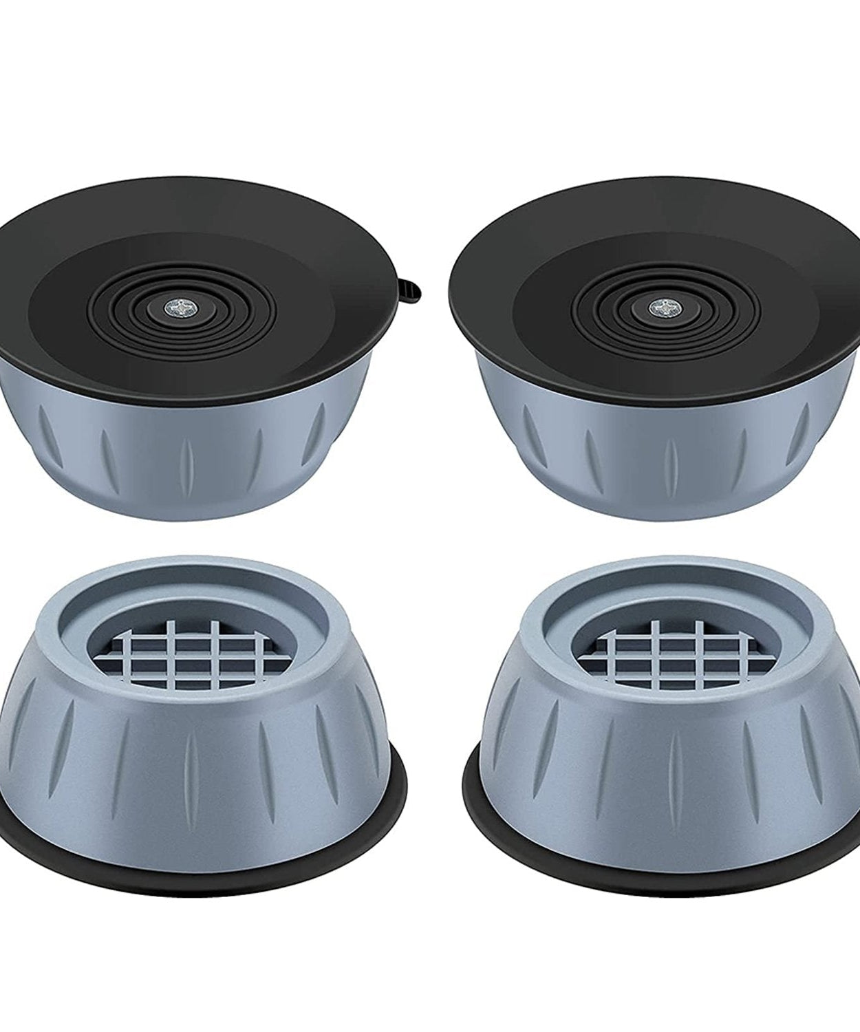 Anti vibration pads with suction cups for reducing appliance noise