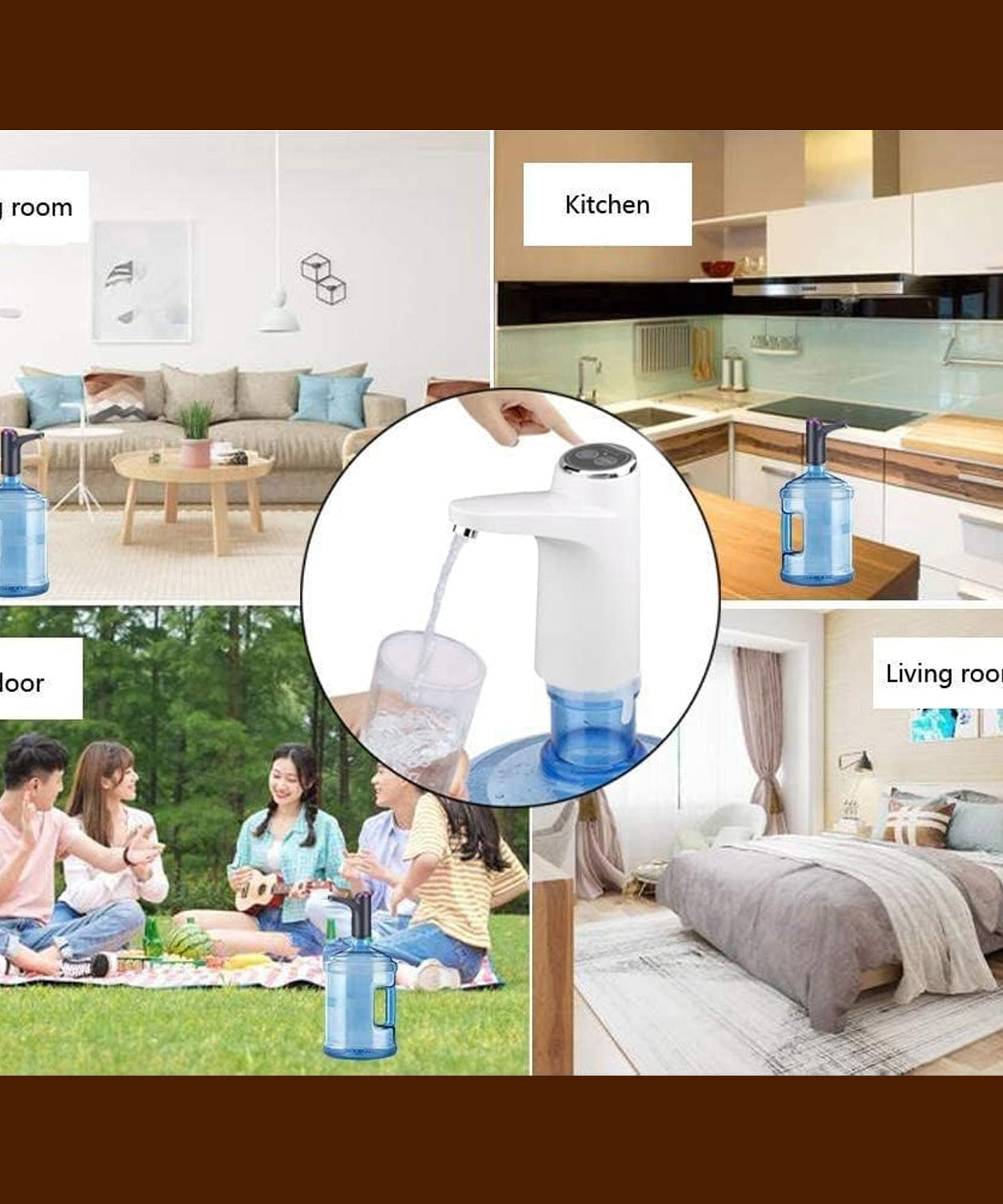 USB Electric Water Dispenser Pump, Portable Bottle Pump for Home & Travel Use