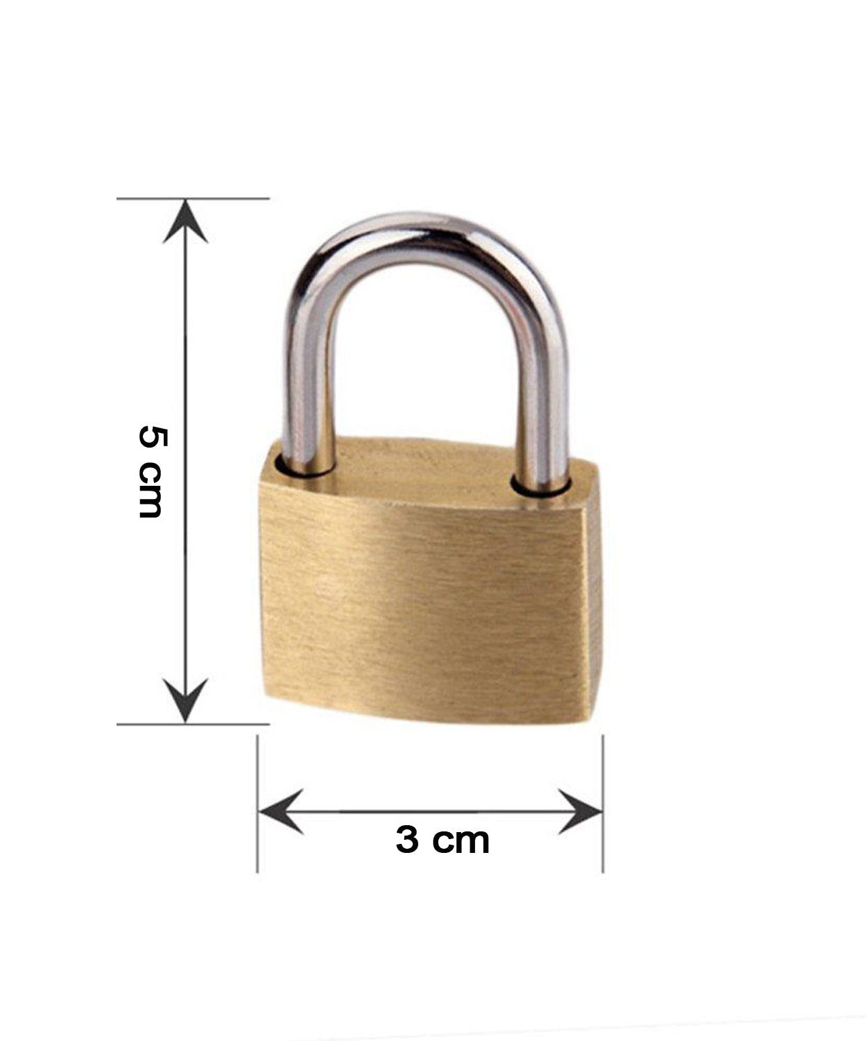Lock and key set with 30 mm size for enhanced security