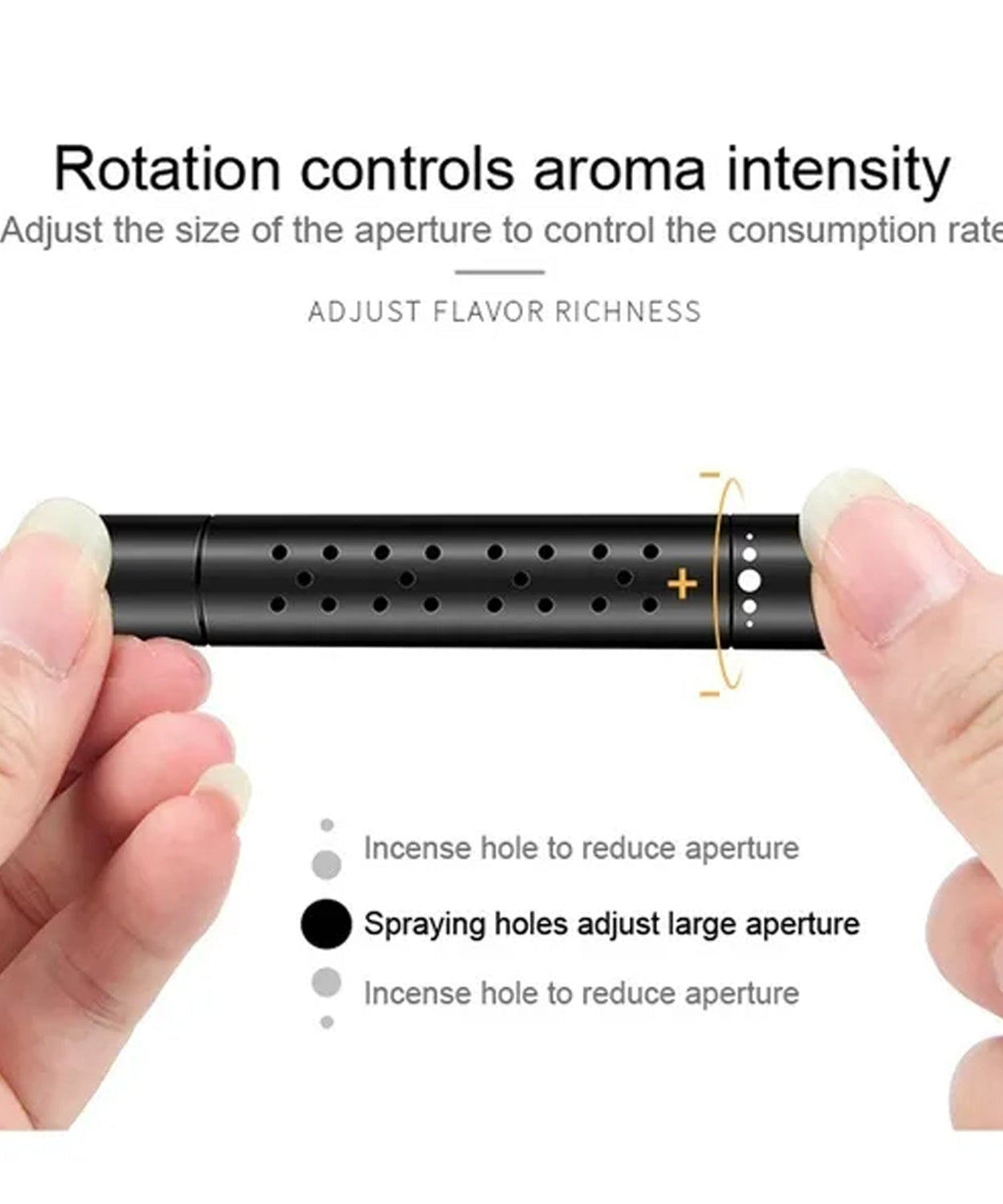 AC vent air fragrance for cars, delivers a long-lasting and pleasant scent.