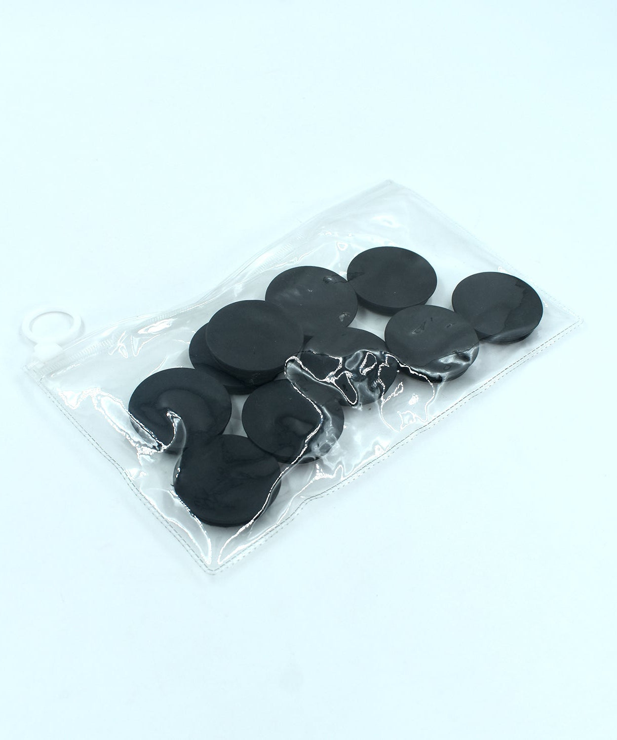 Mobile  holder with transparent pouch