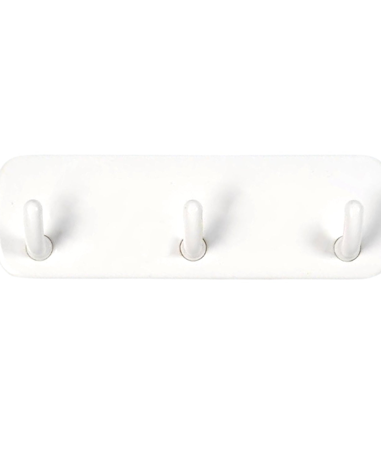 3 Pin Plastic Cloth hanger, Wall Door Hooks Rail for Hanging Clothes.
