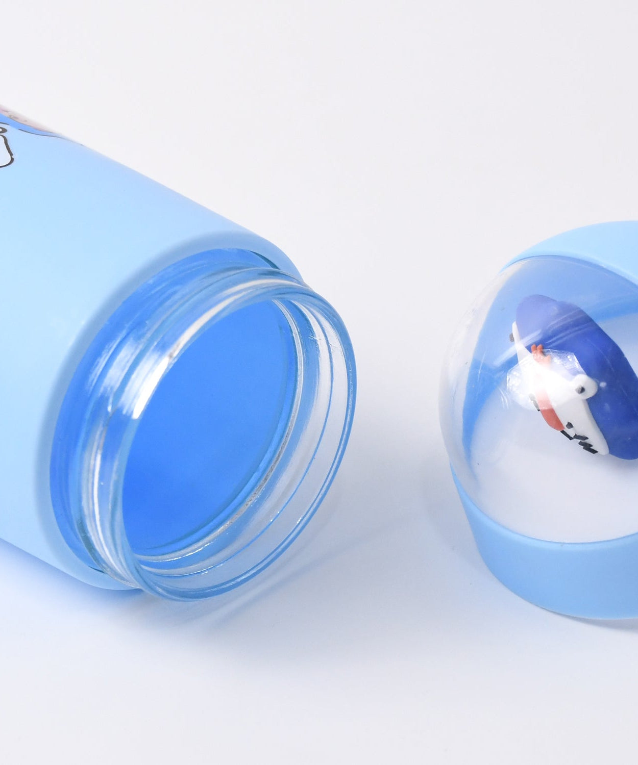 Double Wall Cartoon Glass Water Bottle 350Ml (1 Pc)