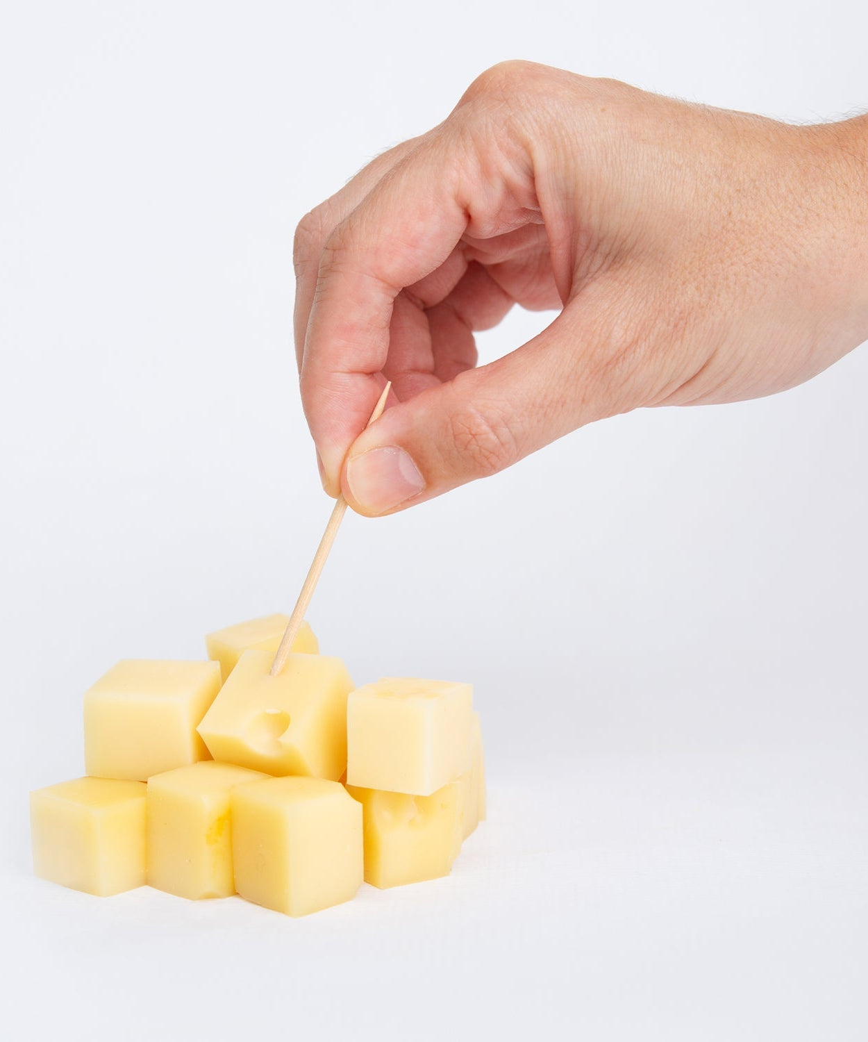 Toothpicks in a clear plastic box easy access