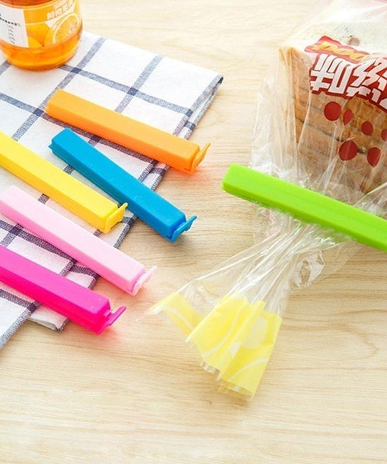 100-piece clip set for food