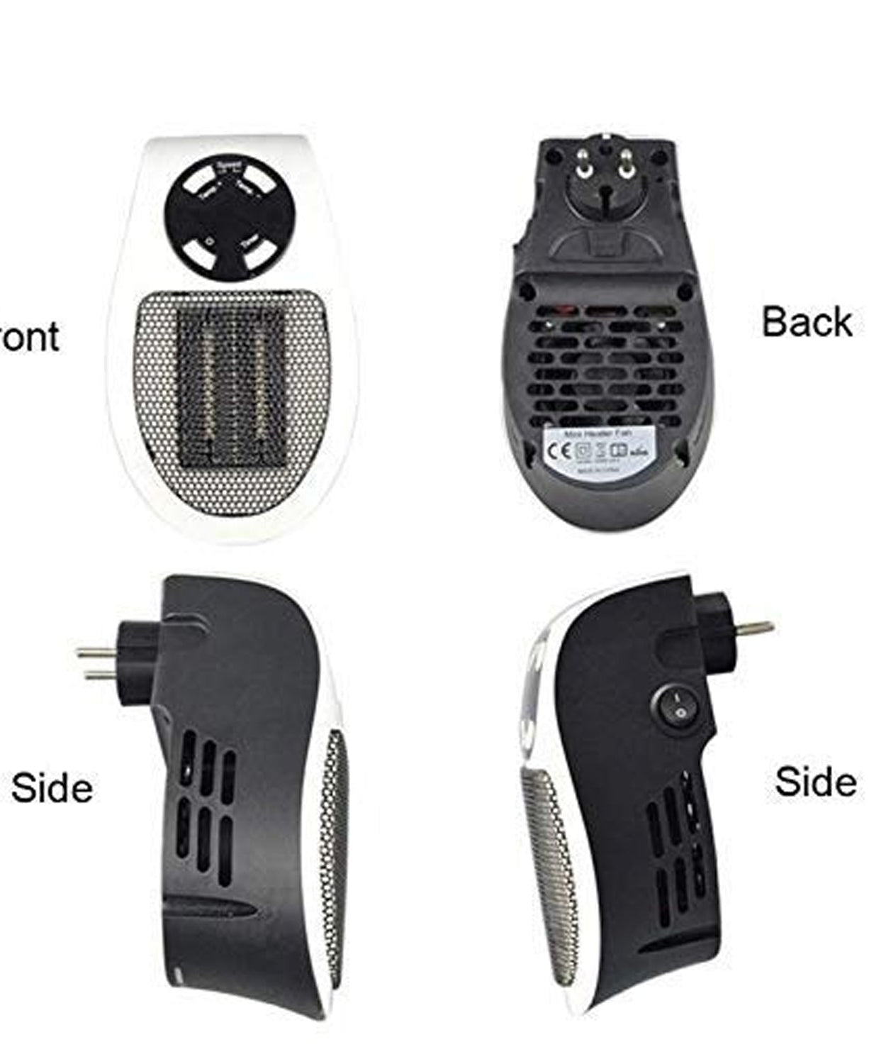 Compact mini heater for easy portability
