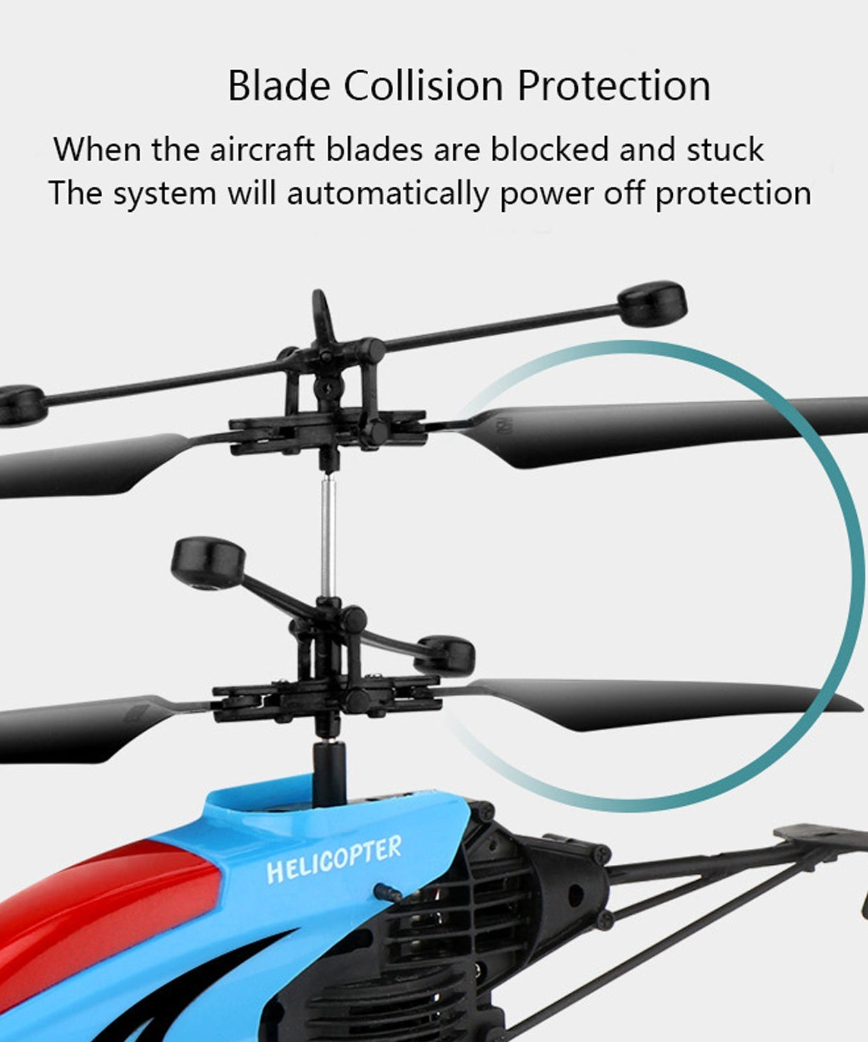 Helicopter toy with LED lights