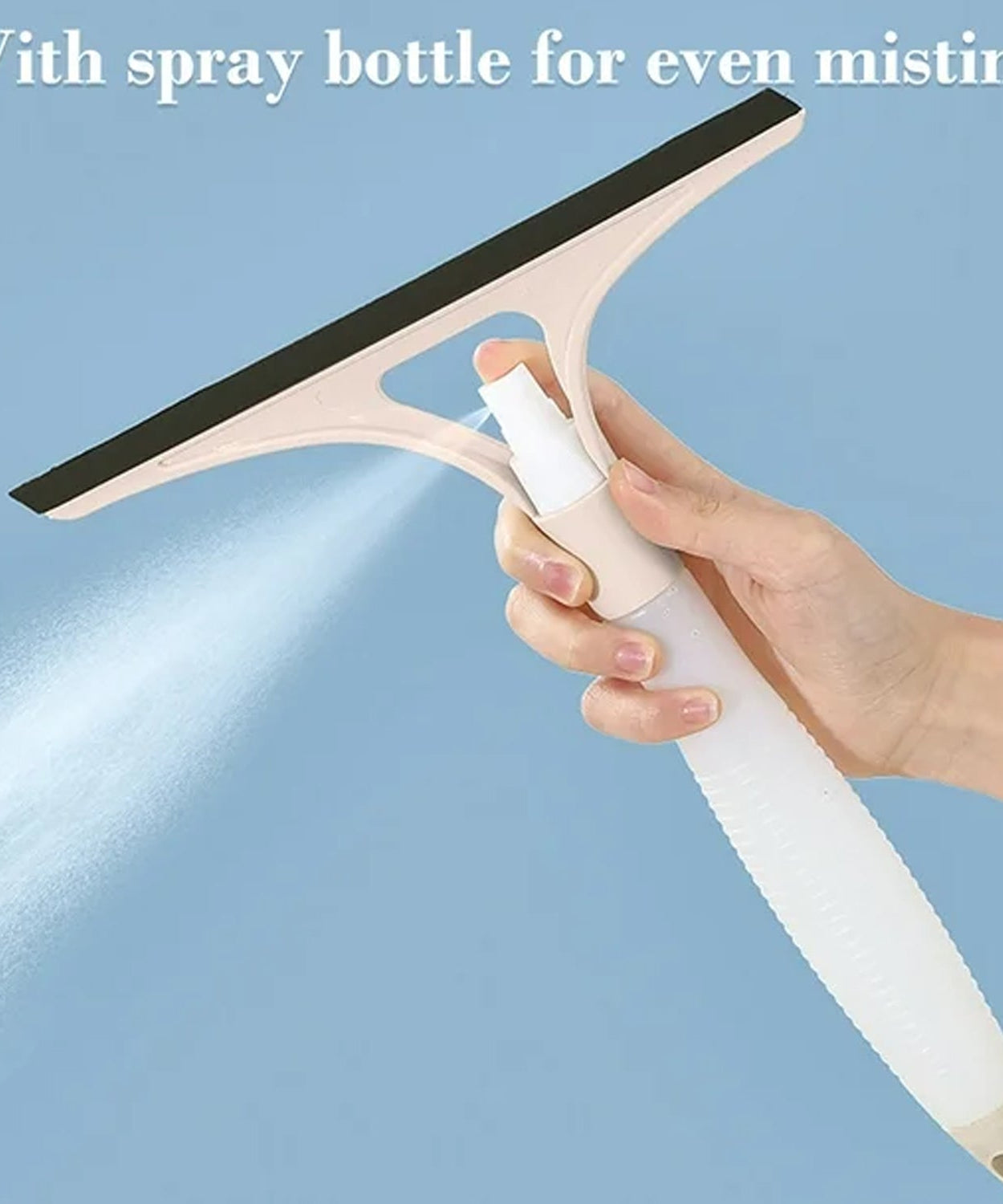 All-in-One Cleaning Brush: Spray, Wash, & Wipe (Windows, Glass, Car) (1 Pc)