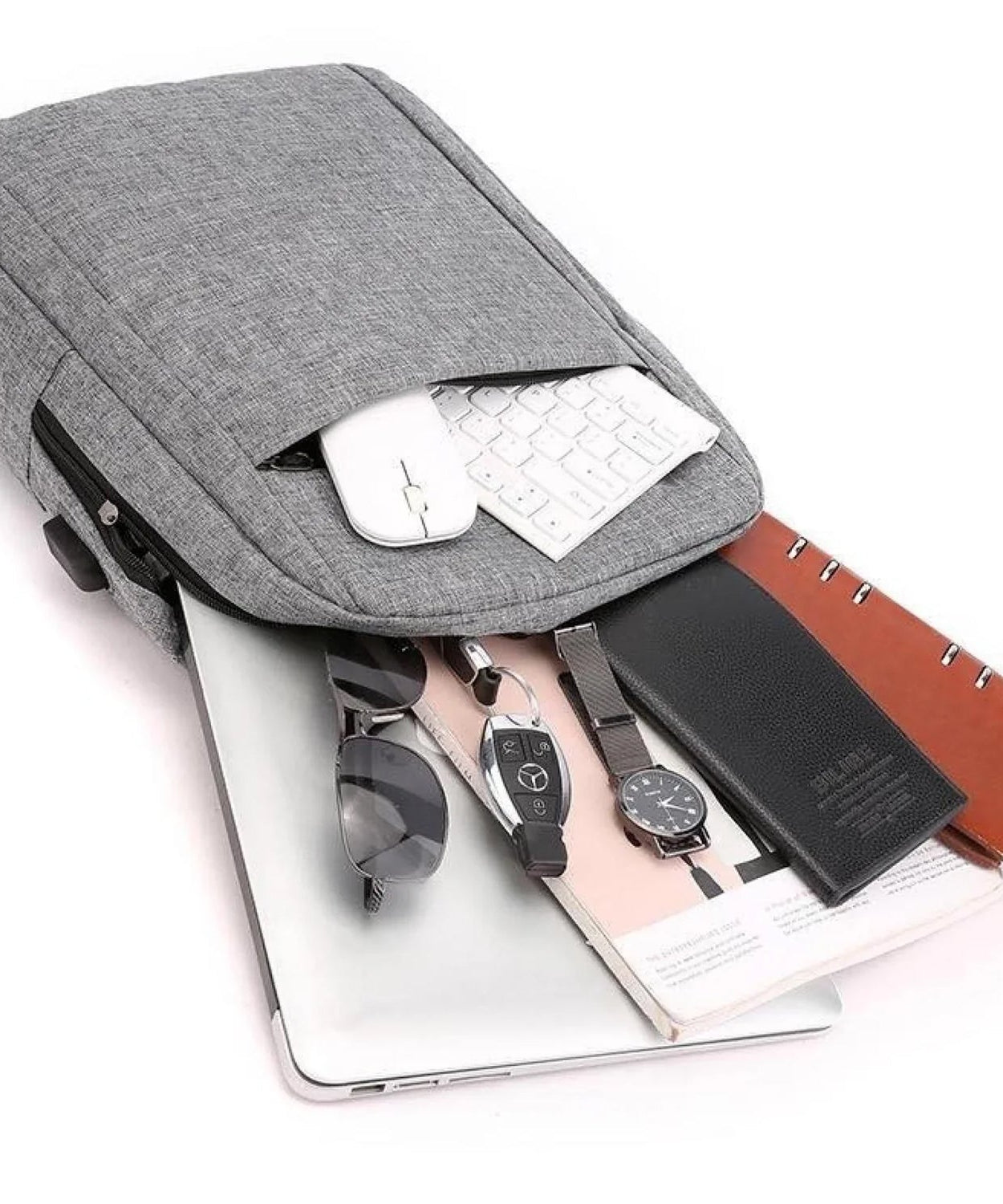 Laptop Bag With Adjustable Shoulder Strap & Storage Pockets, Lightweight, Water-Resistant, Travel-Friendly Bag Office Bag / School Bag / College Bag / Business Bag