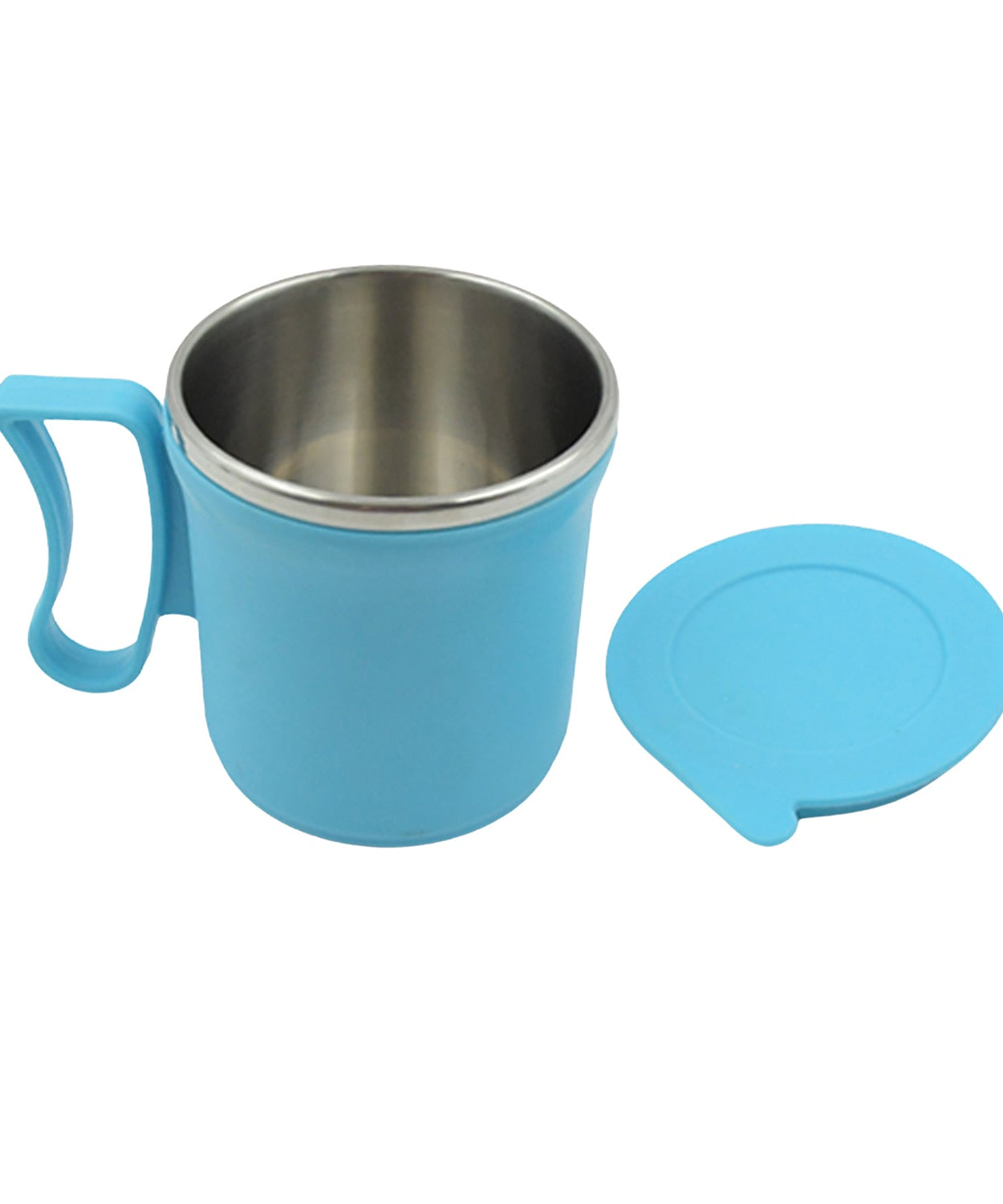 300ml Stainless Steel Mug: Insulated, Leakproof Lid, Hot/Cold Drinks (Mix Color)