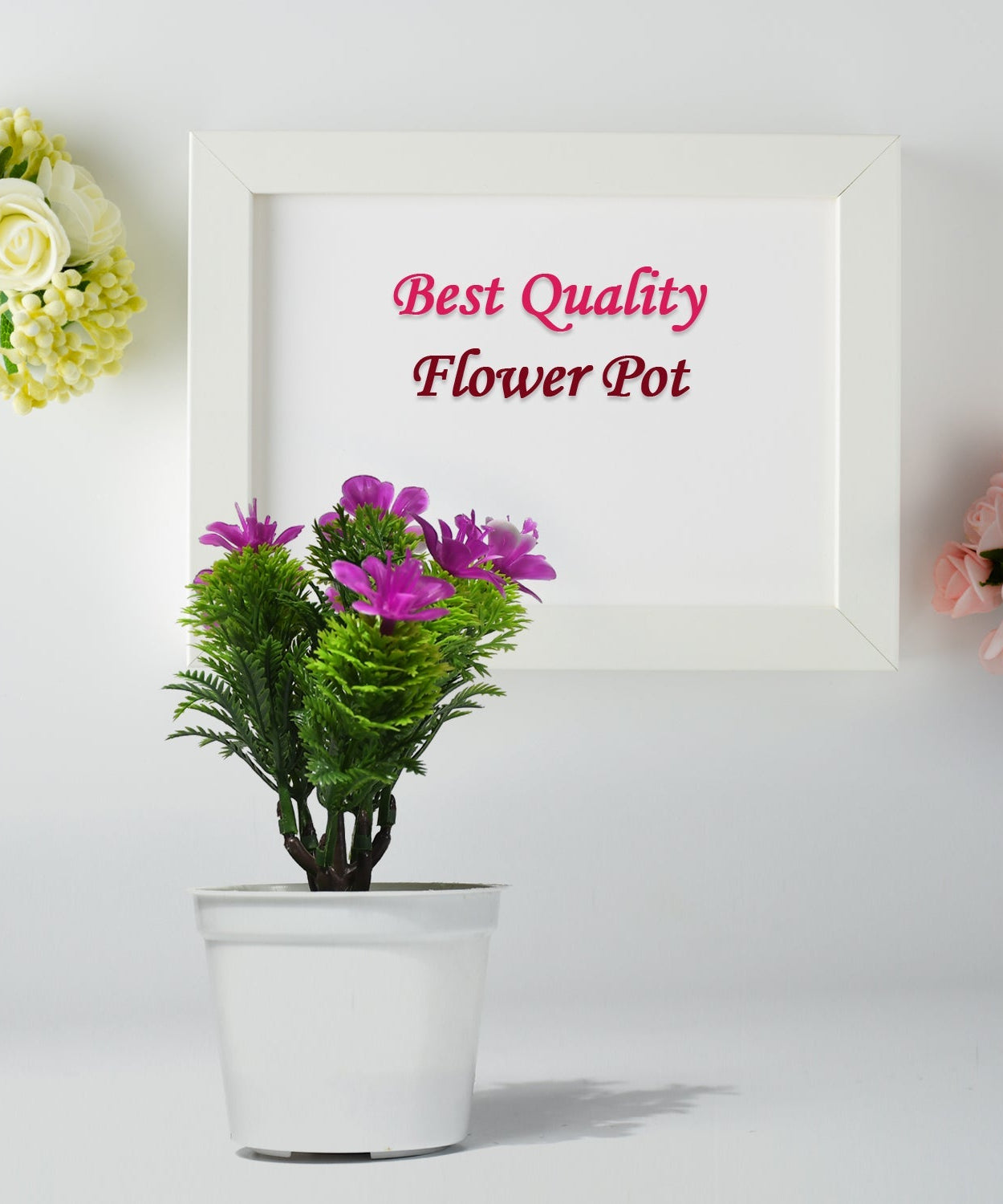 Multiuse flower pot with natural appearance.