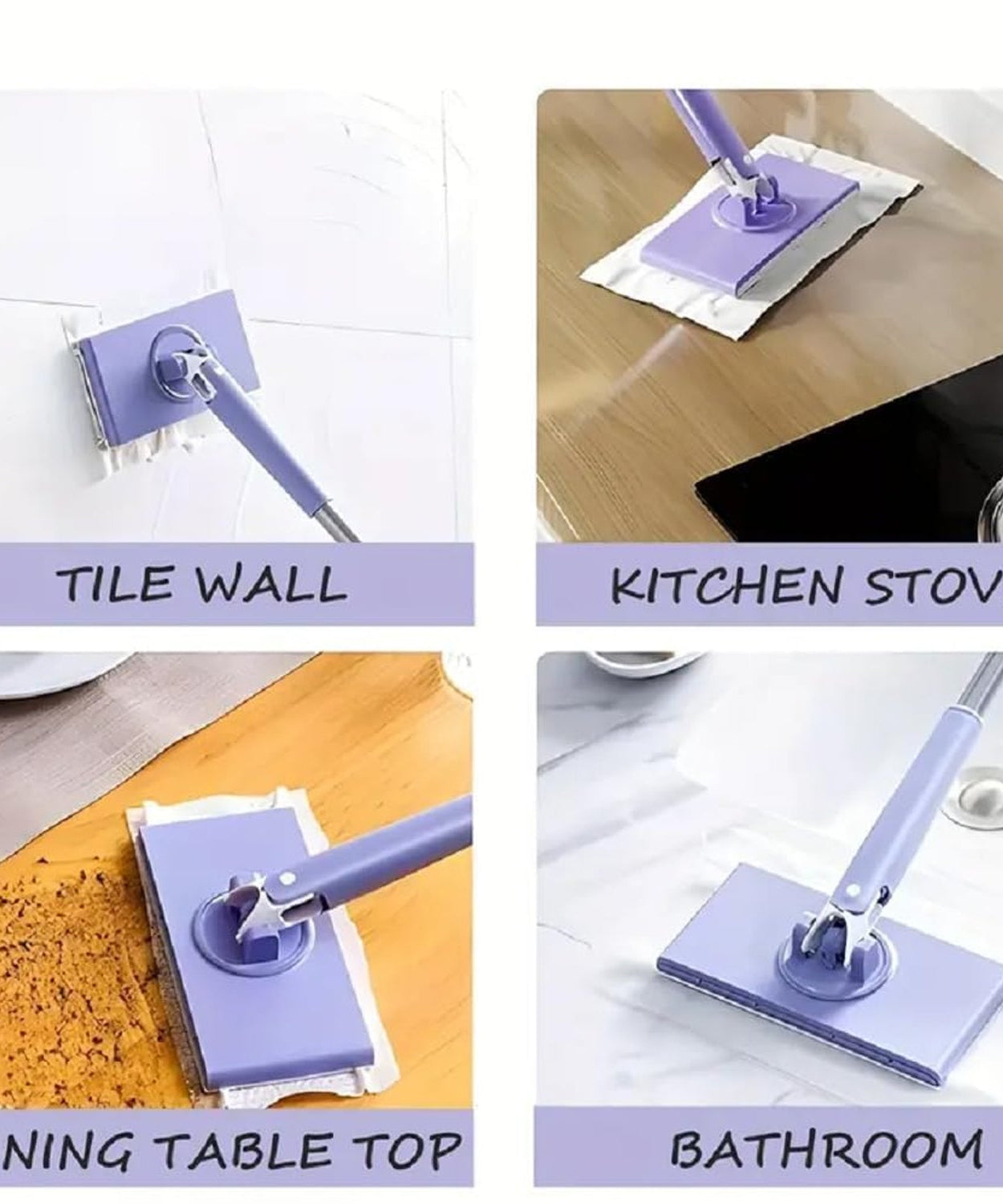 Automatic Cloth Changing Mini Mop with Push Pull Cloth Changing Handle (1 Pc)