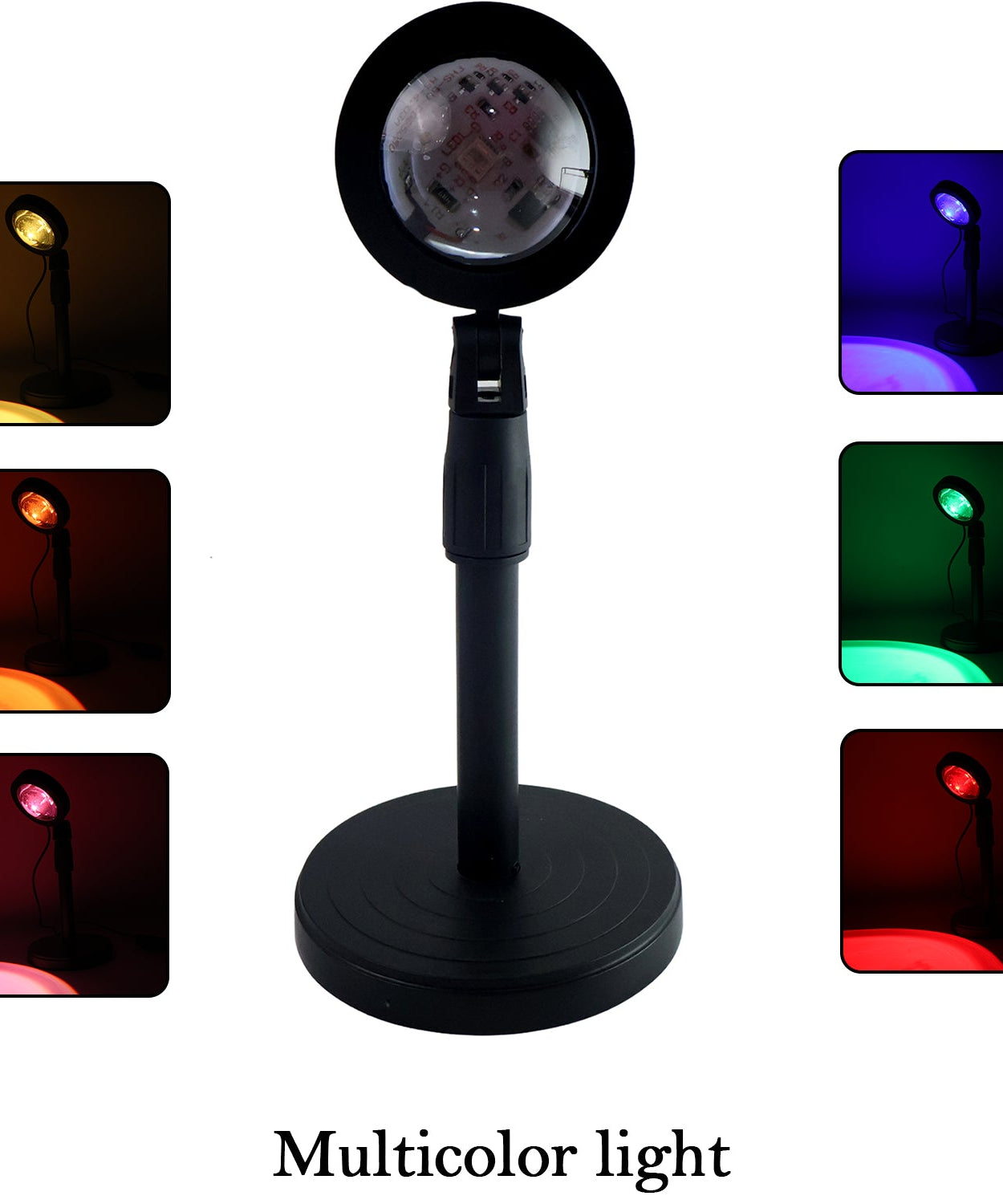 Multi Colors Sunset Lamp, Sunset Projection Lamp LED Night Lights