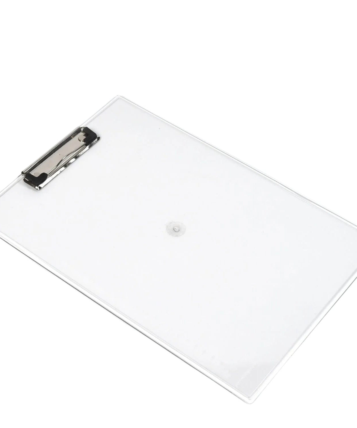 Transparent exam pad with measuring side